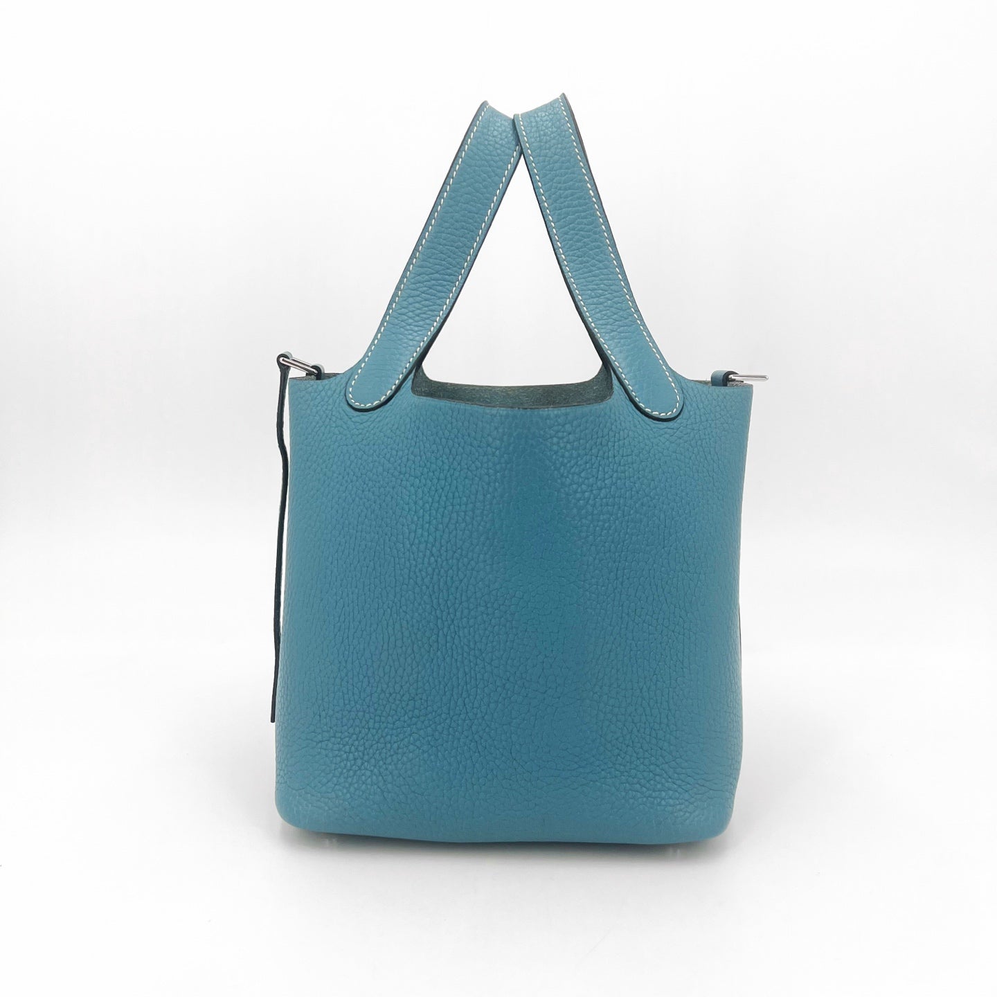 Hermes - Picotin - Leather - Blue - (small)