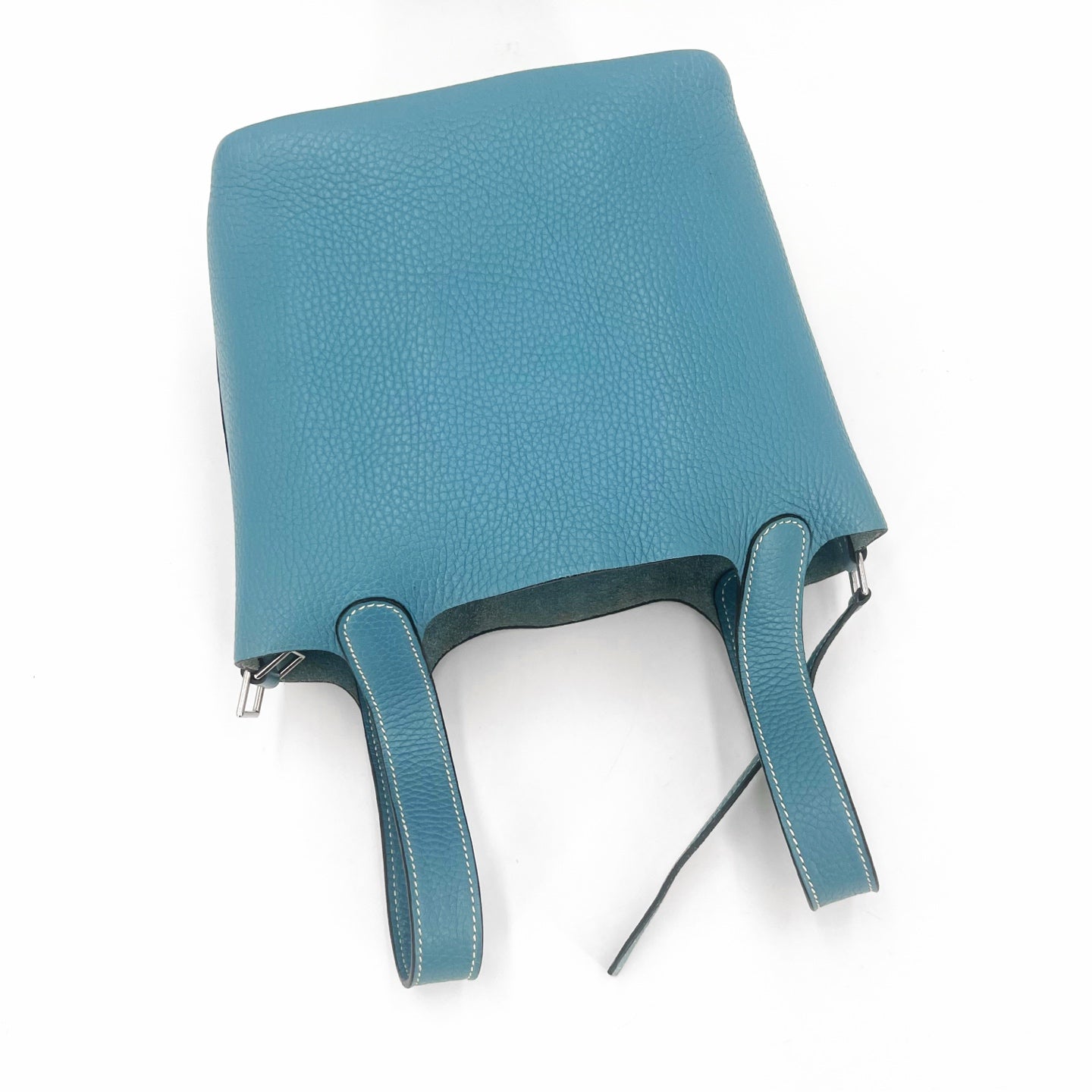 Hermes - Picotin - Leather - Blue - (small)