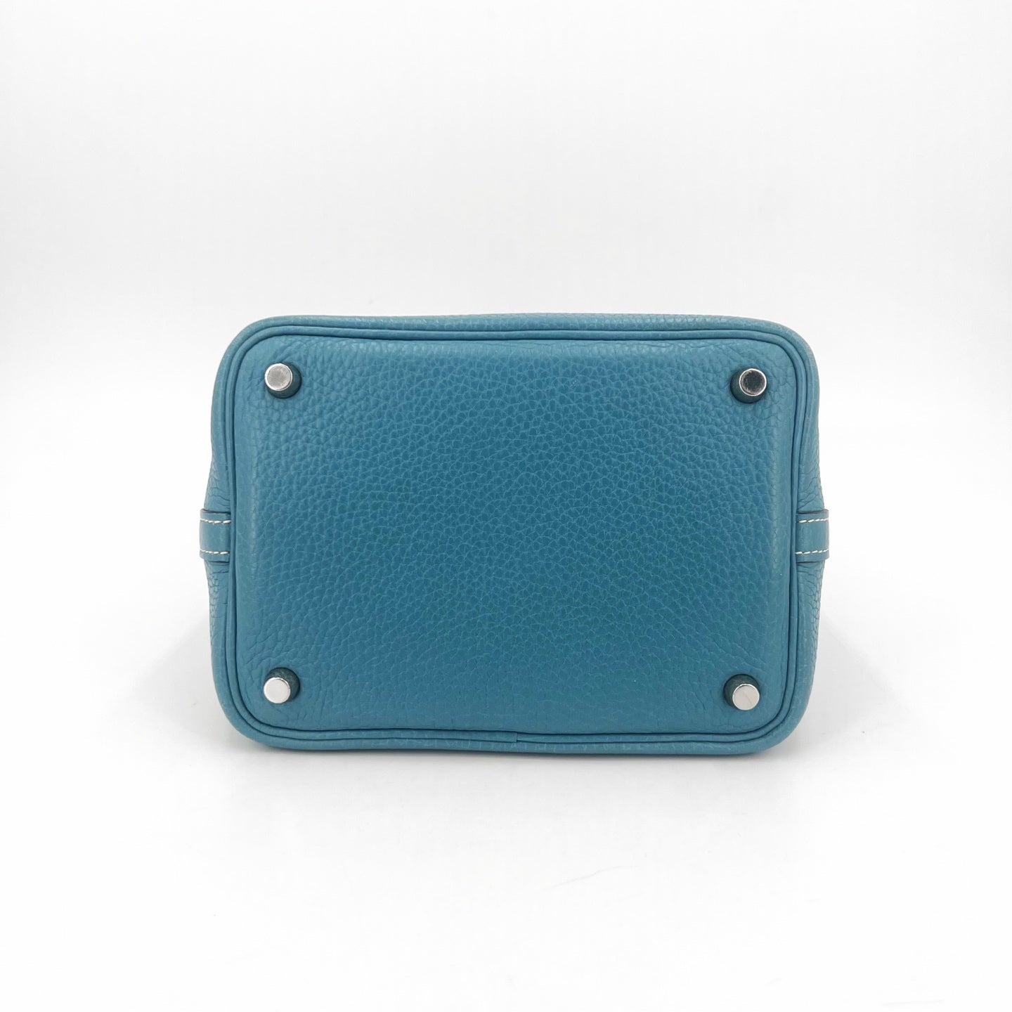 Hermes - Picotin - Leather - Blue - (small)