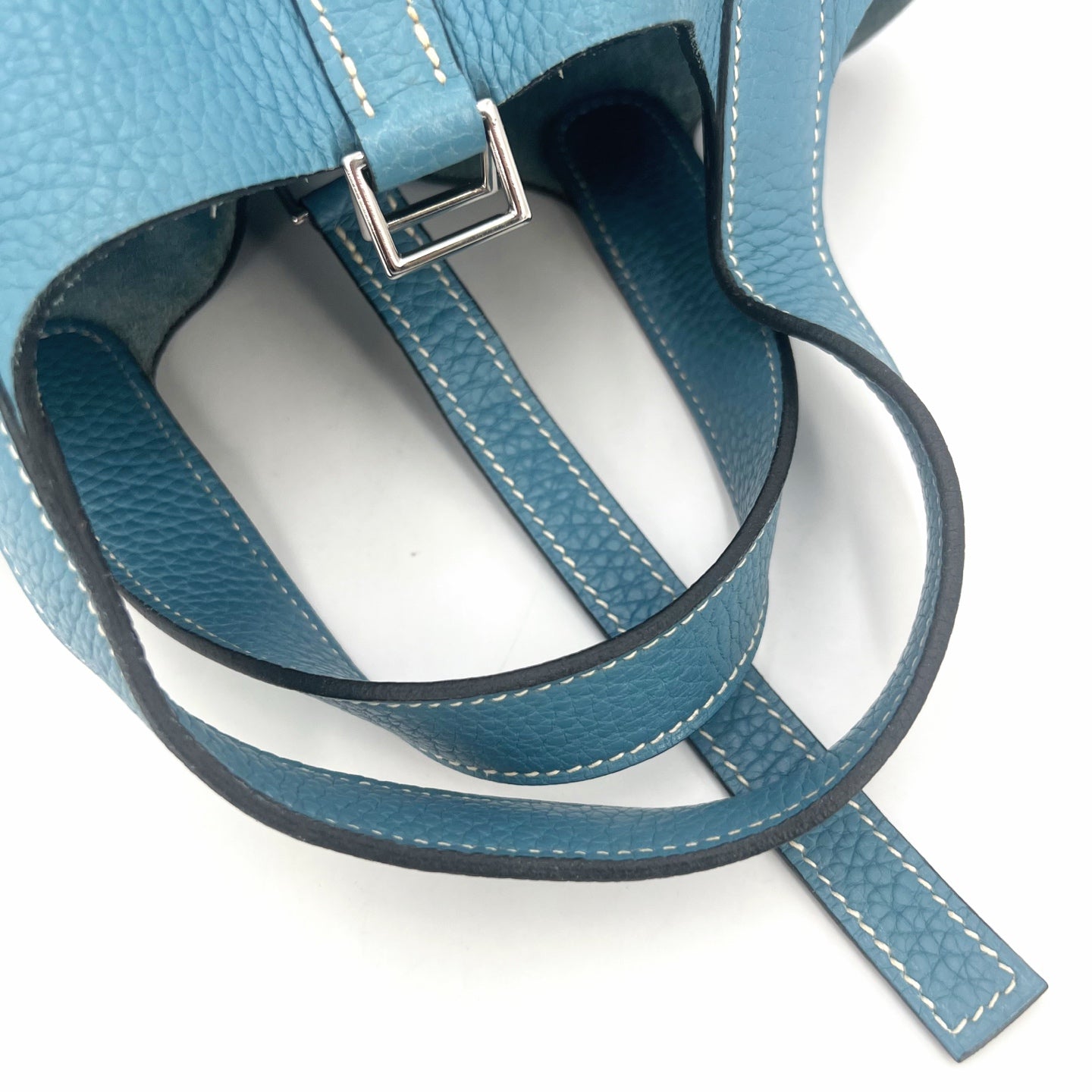 Hermes - Picotin - Leather - Blue - (small)