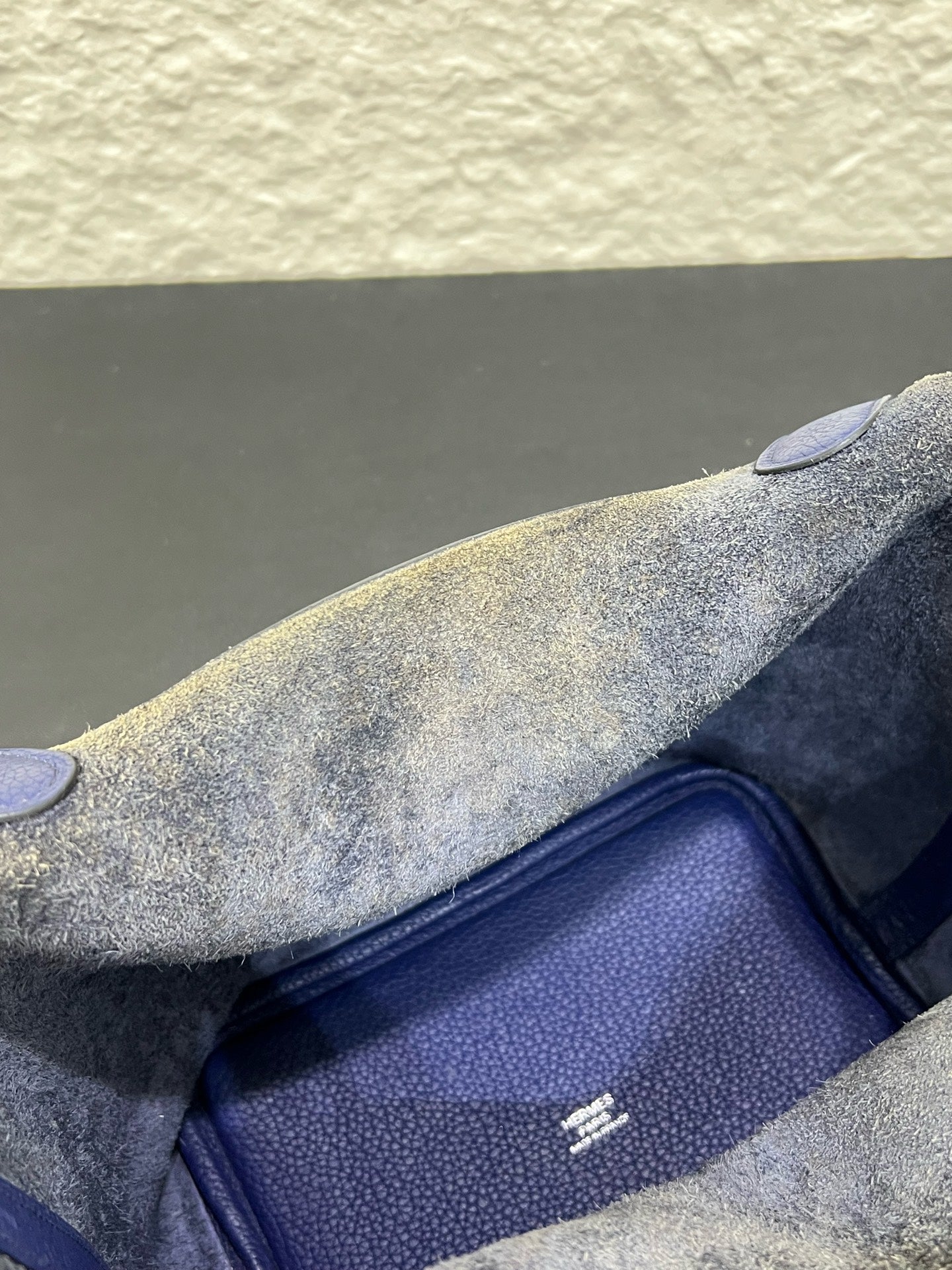 Hermes - Picotin - Leather - Blue - (small)