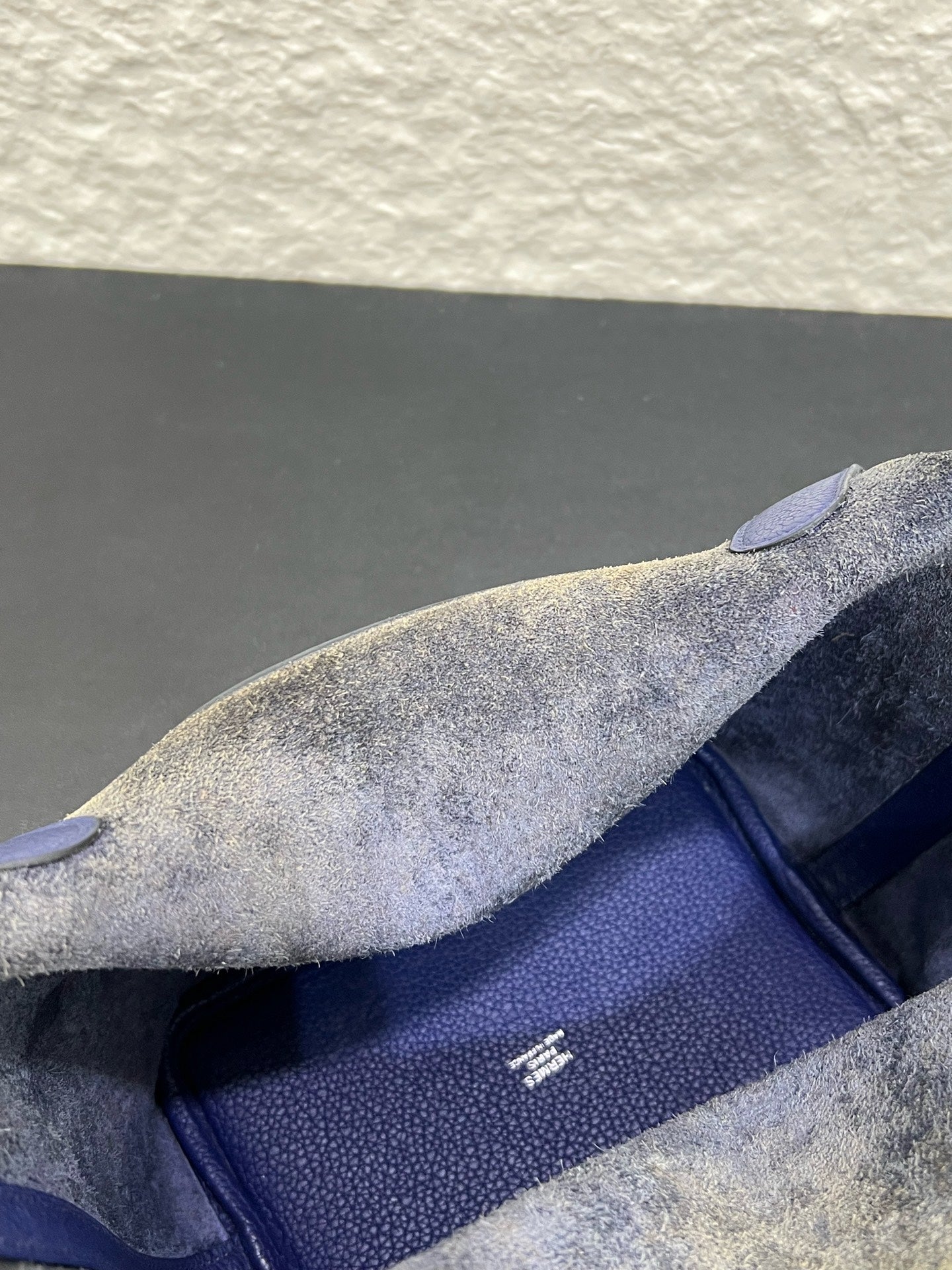 Hermes - Picotin - Leather - Blue - (small)