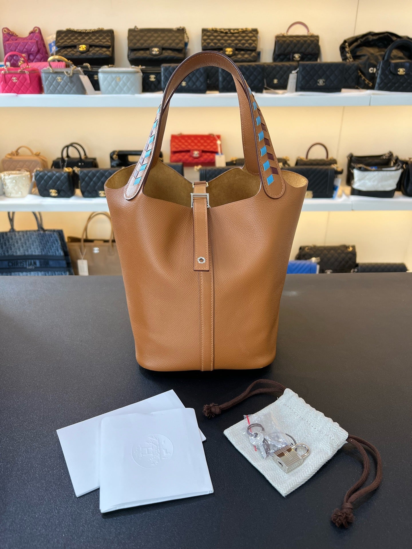 Hermes - Picotin - Leather - Gold - (medium)