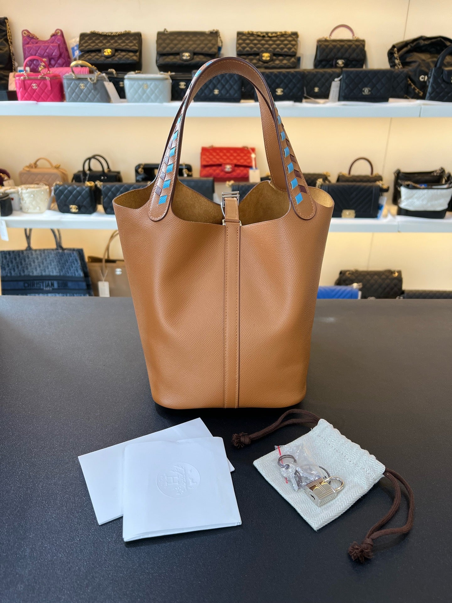 Hermes - Picotin - Leather - Gold - (medium)