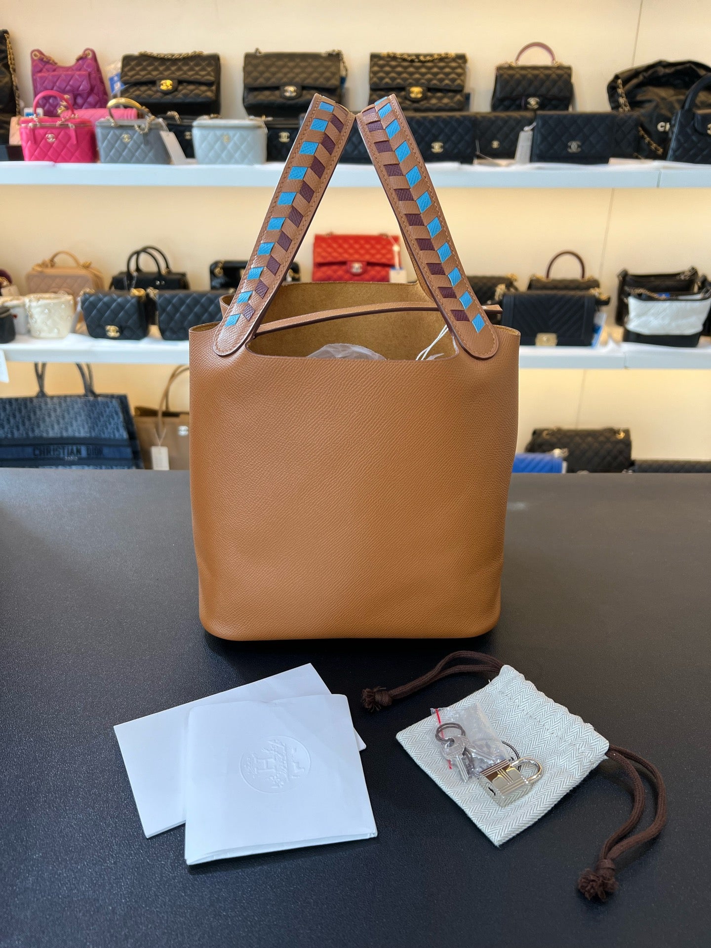Hermes - Picotin - Leather - Gold - (medium)