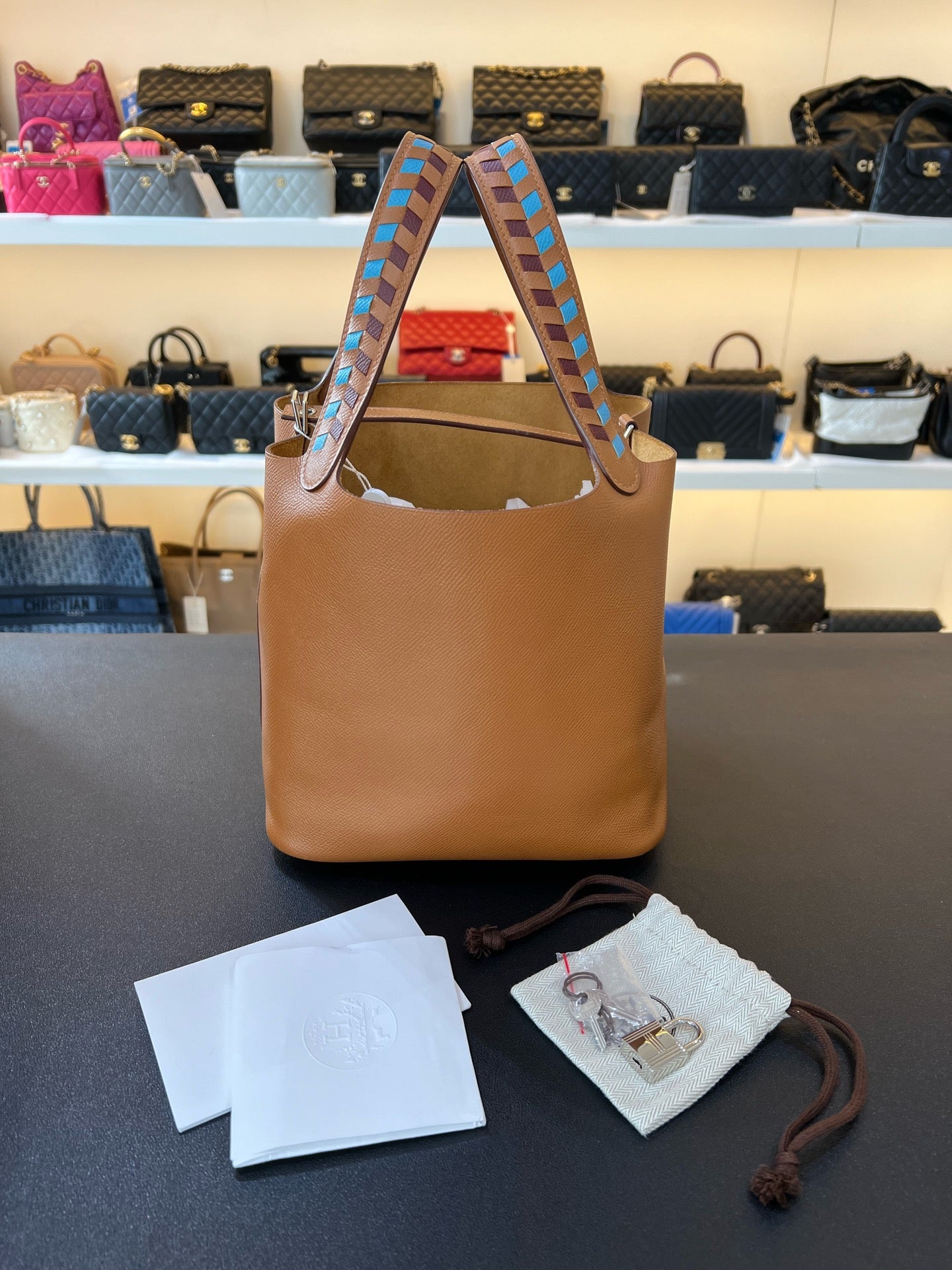 Hermes - Picotin - Leather - Gold - (medium)
