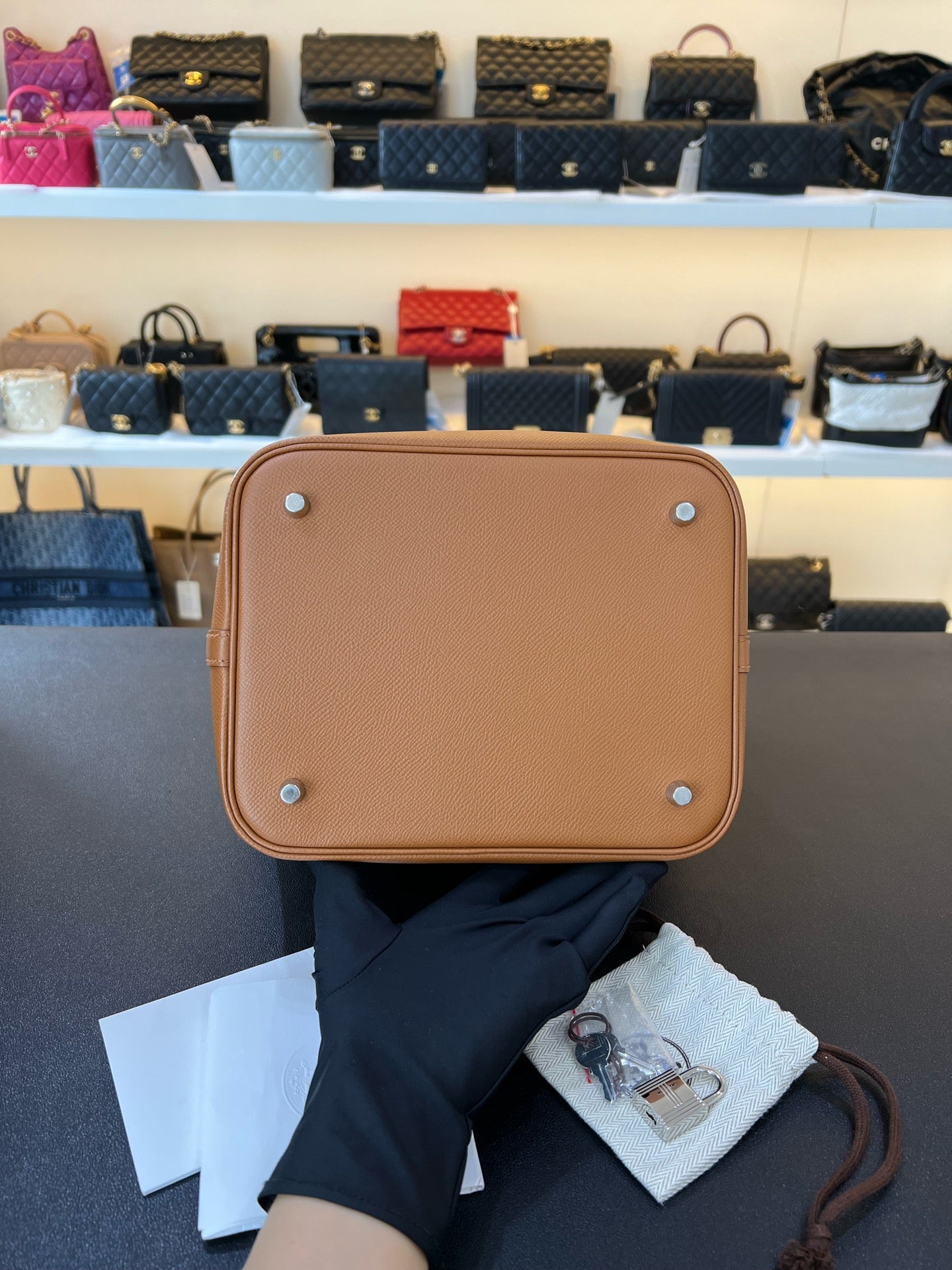 Hermes - Picotin - Leather - Gold - (medium)