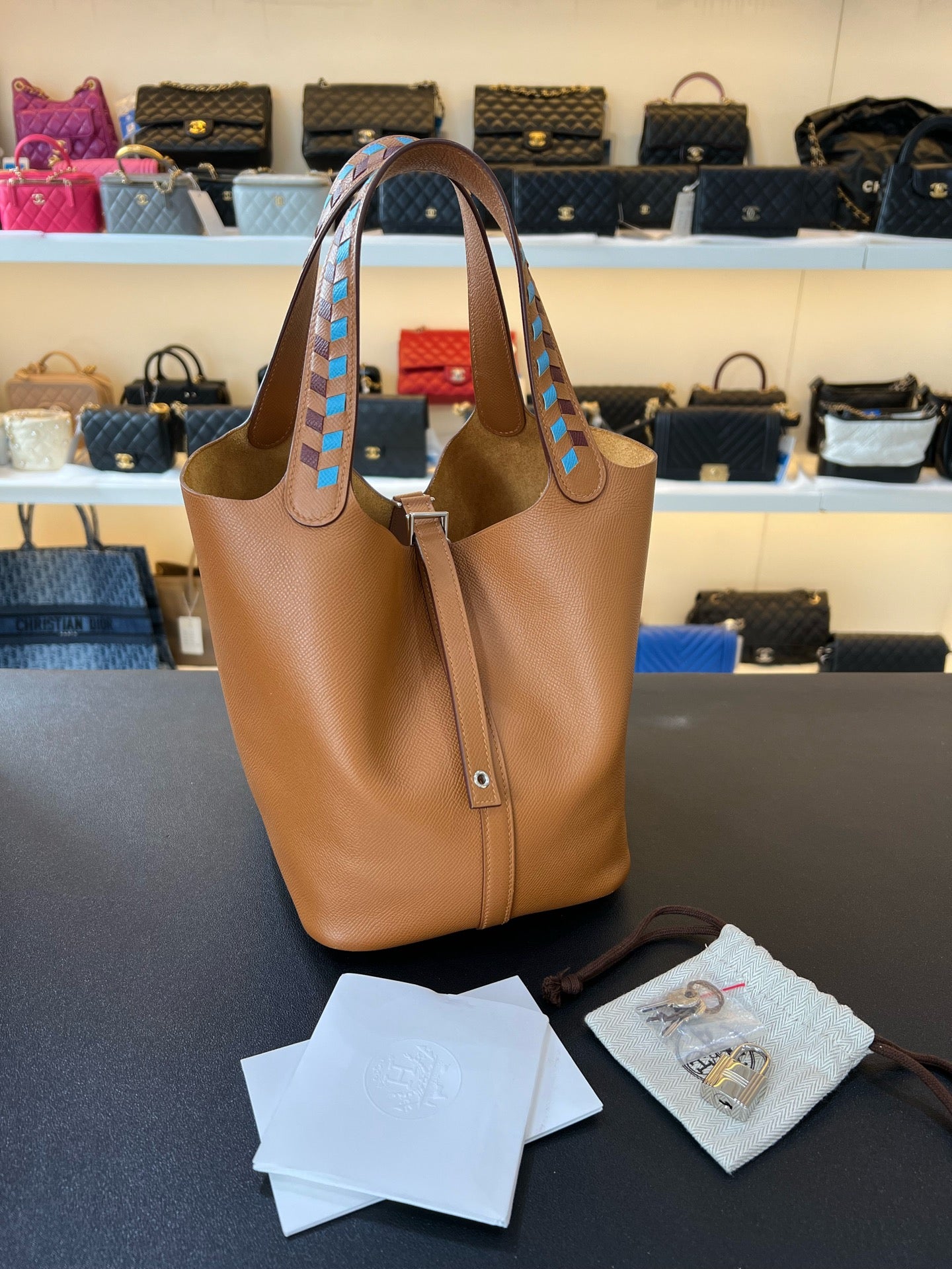 Hermes - Picotin - Leather - Gold - (medium)