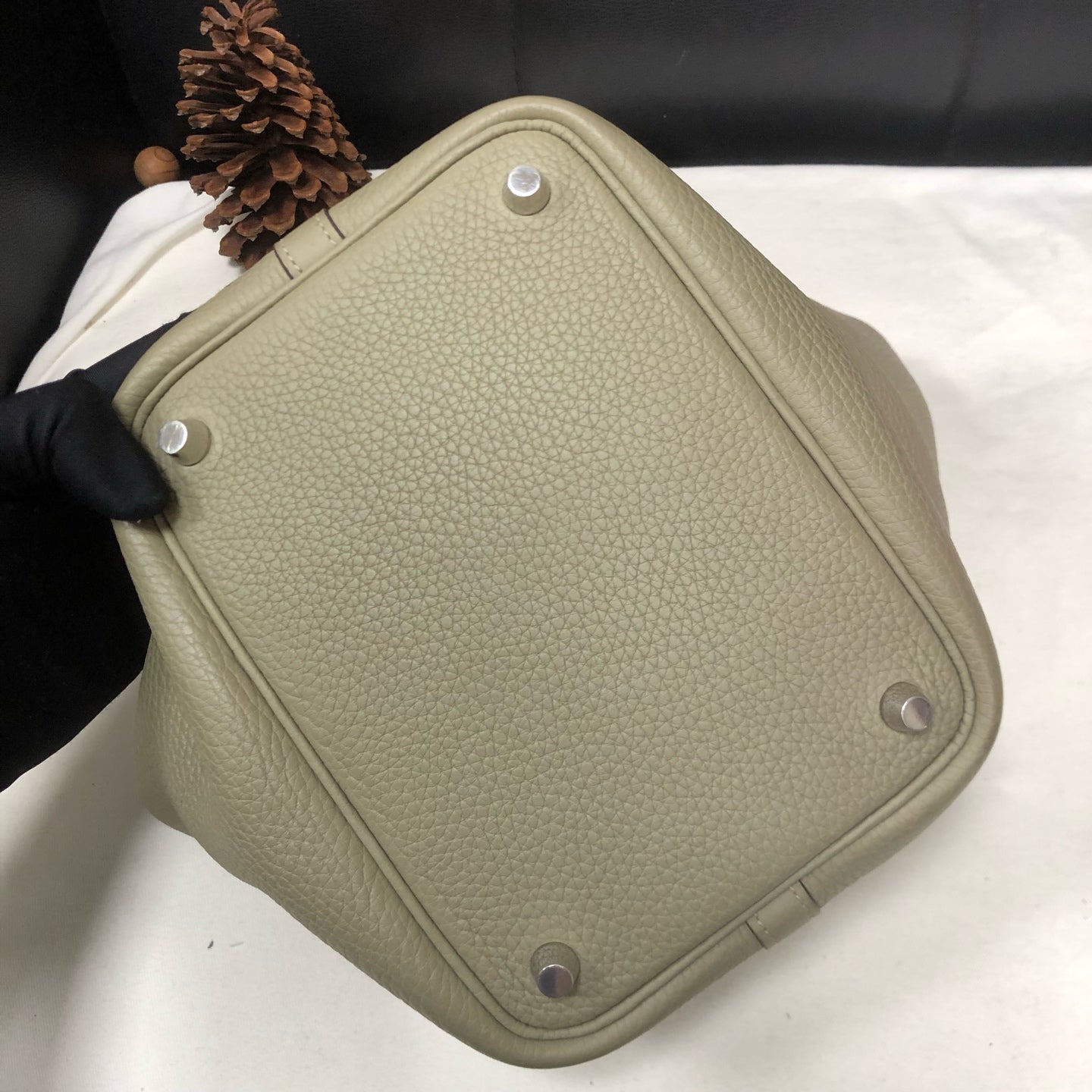 Hermes - Picotin - Leather - Green - (small)