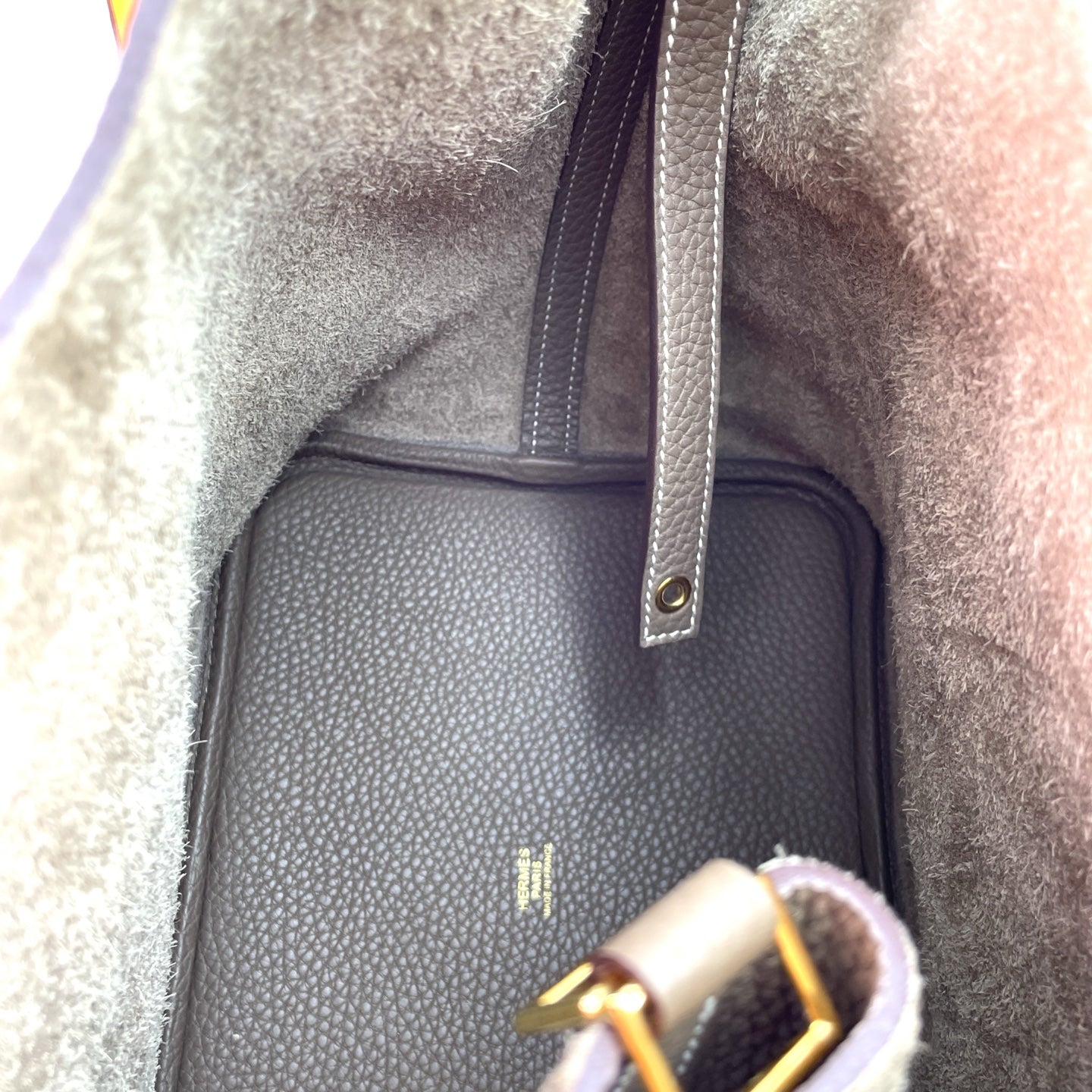 Hermes - Picotin - Leather - Grey - (medium)
