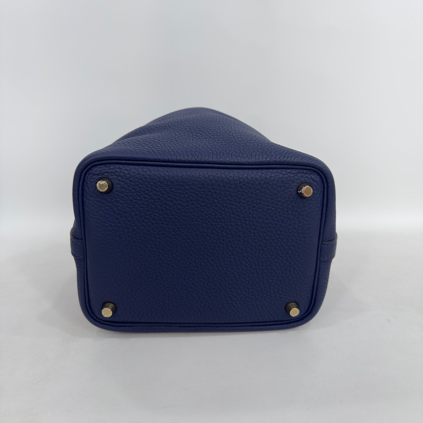 Hermes - Picotin - Leather - Navy - (small)