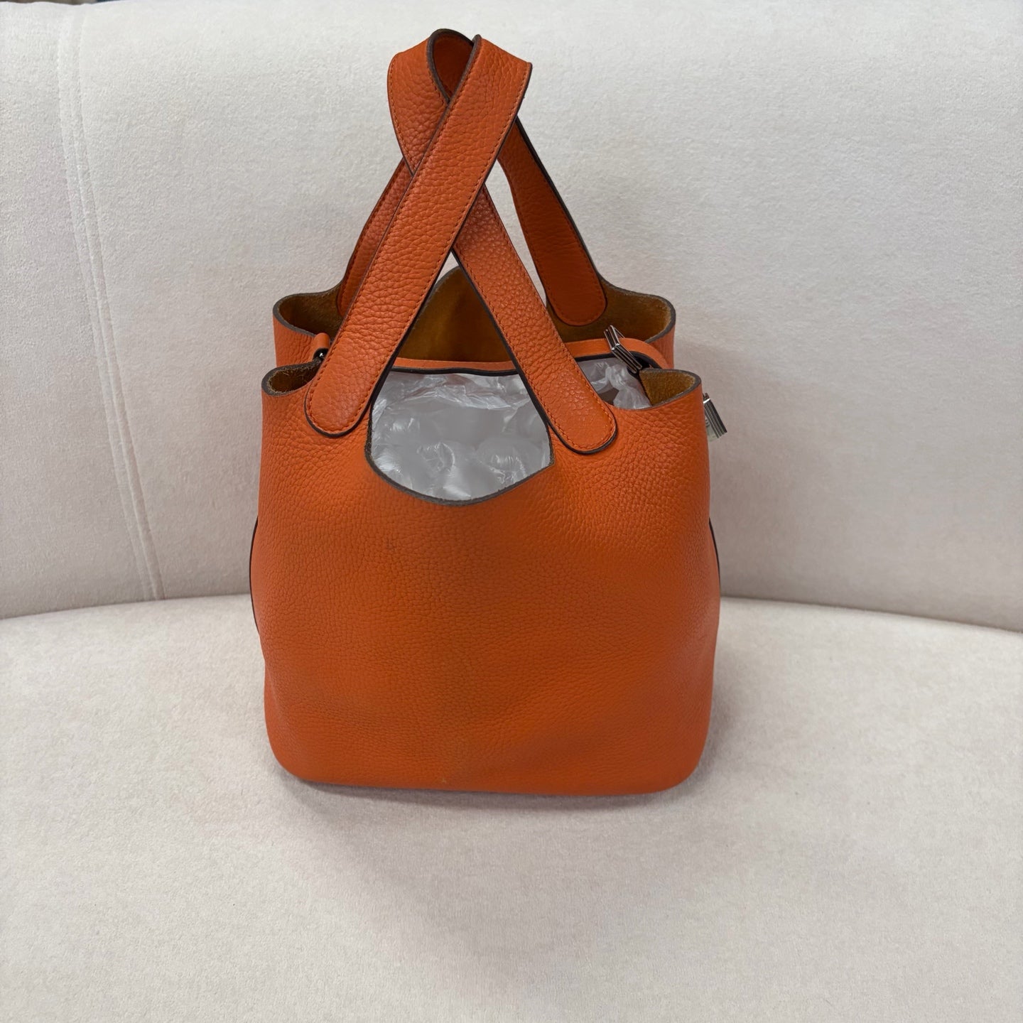 Hermes - Picotin - Leather - Orange - (22)