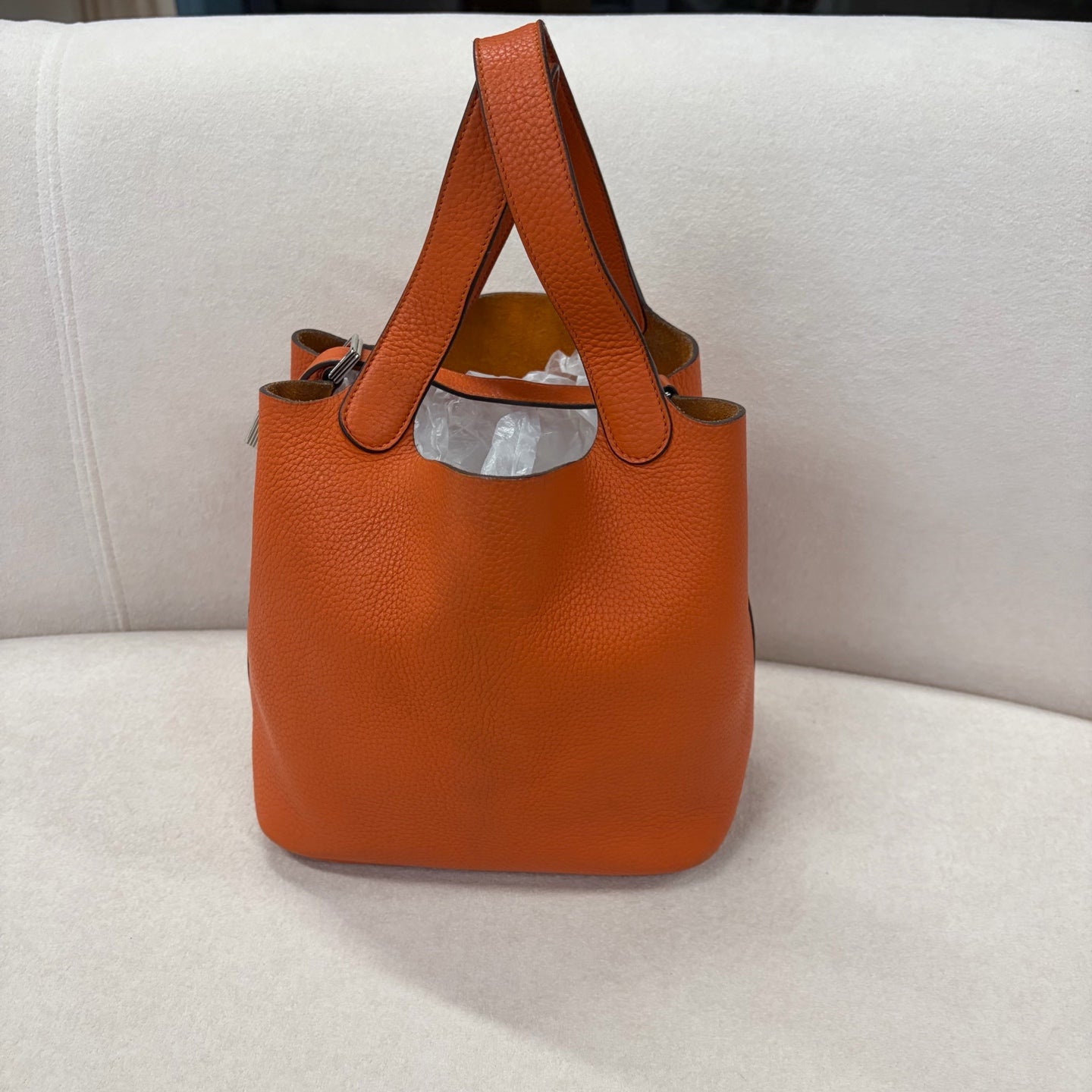 Hermes - Picotin - Leather - Orange - (22)