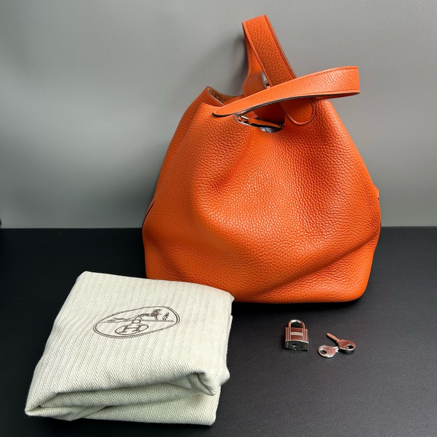 Hermès - Picotin - Leather - Orange - (mini)