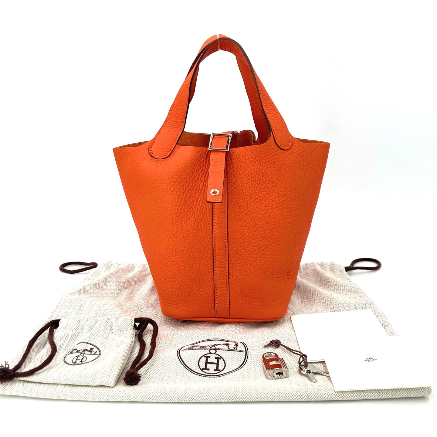 Hermes - Picotin - Leather - Orange - (small)
