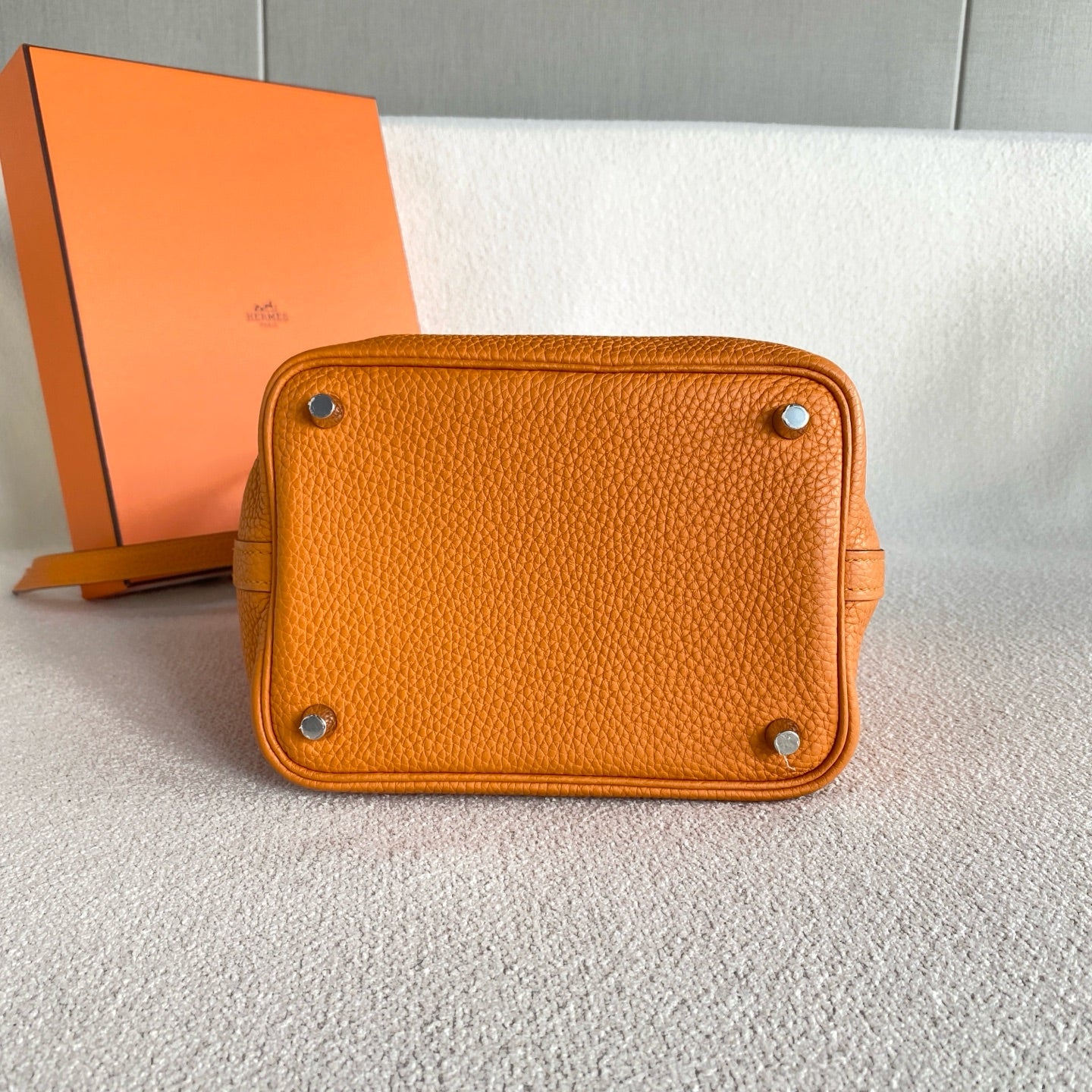 Hermes - Picotin - Leather - Orange - (small)