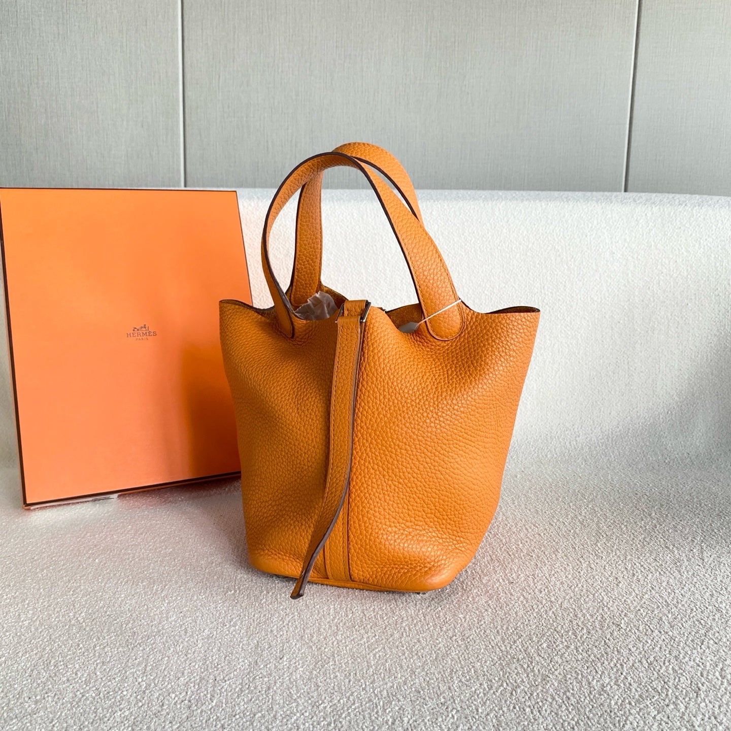 Hermes - Picotin - Leather - Orange - (small)