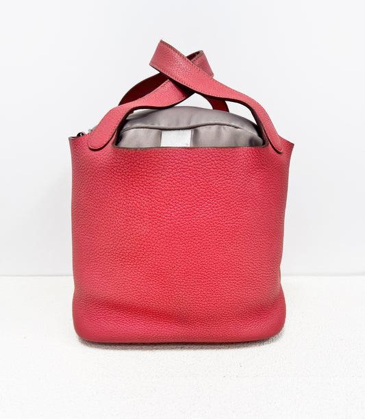 Hermes - Picotin - Leather - Pink - (medium)