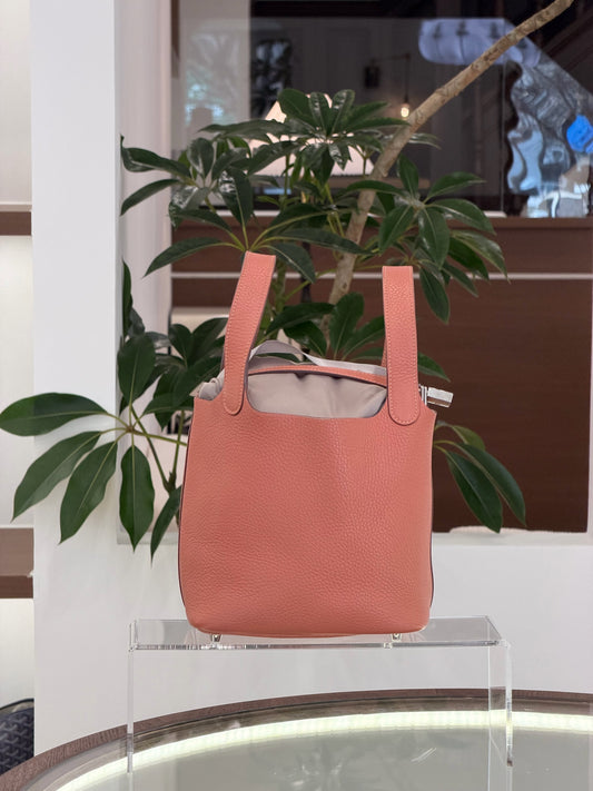 Hermes - Picotin - Leather - Pink - (small)