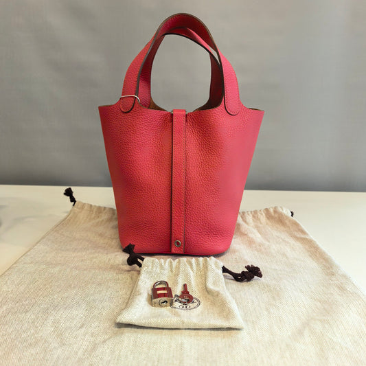 Hermes - Picotin - Leather - Pink - (small)