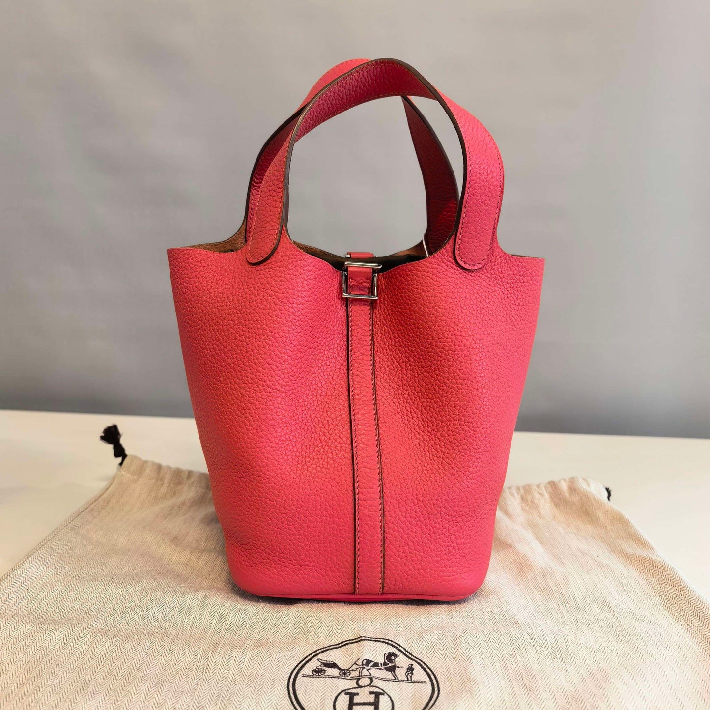 Hermes - Picotin - Leather - Pink - (small)
