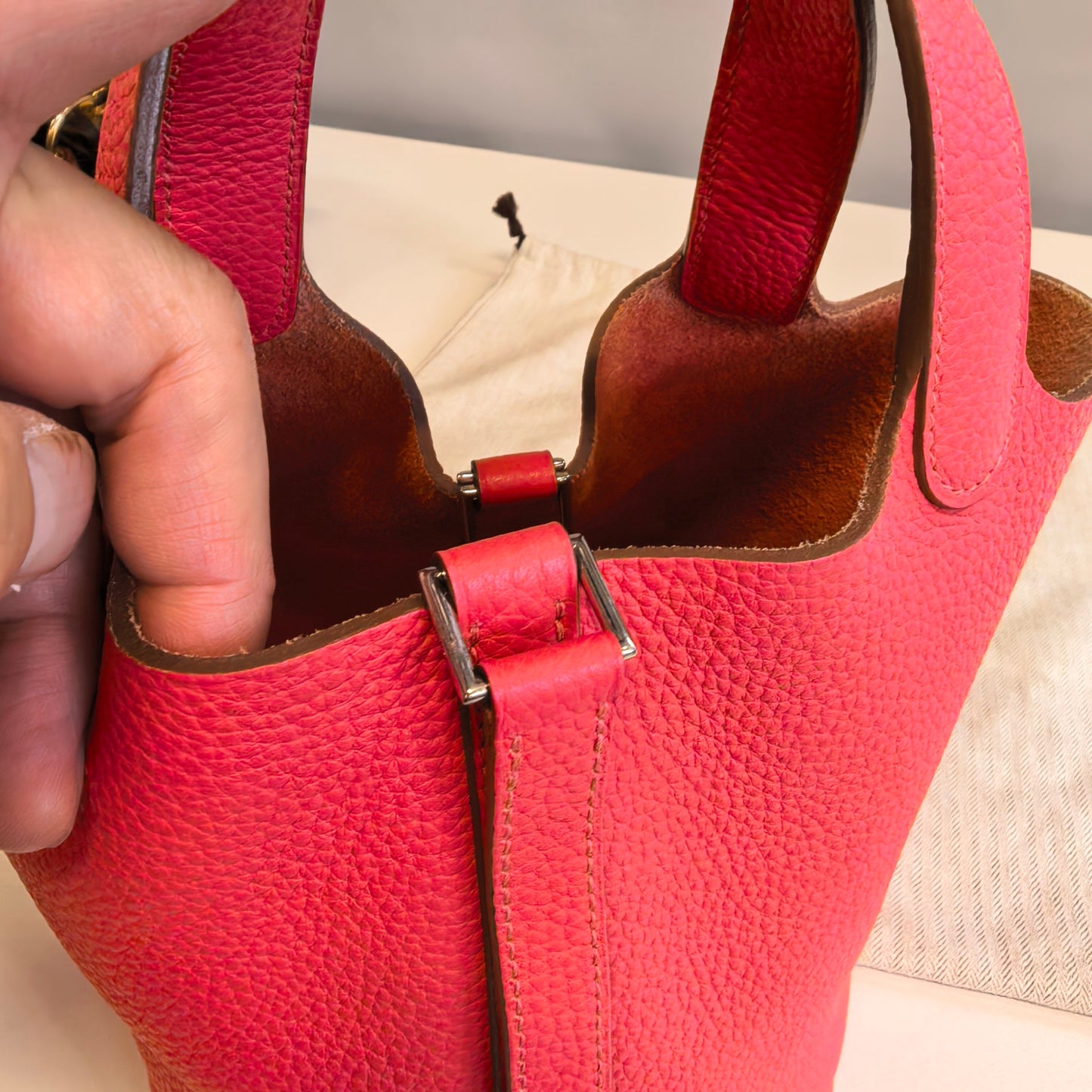 Hermes - Picotin - Leather - Pink - (small)