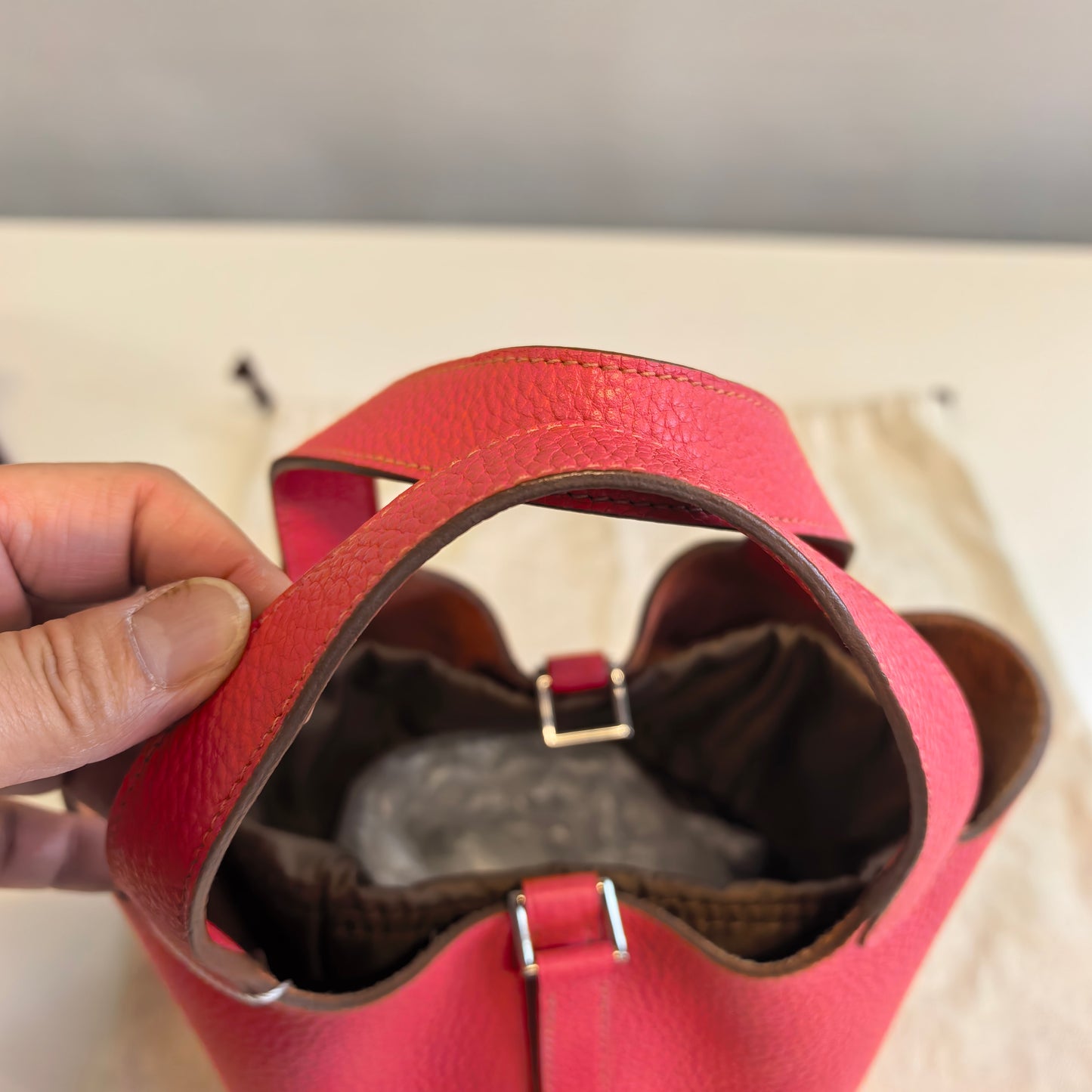 Hermes - Picotin - Leather - Pink - (small)
