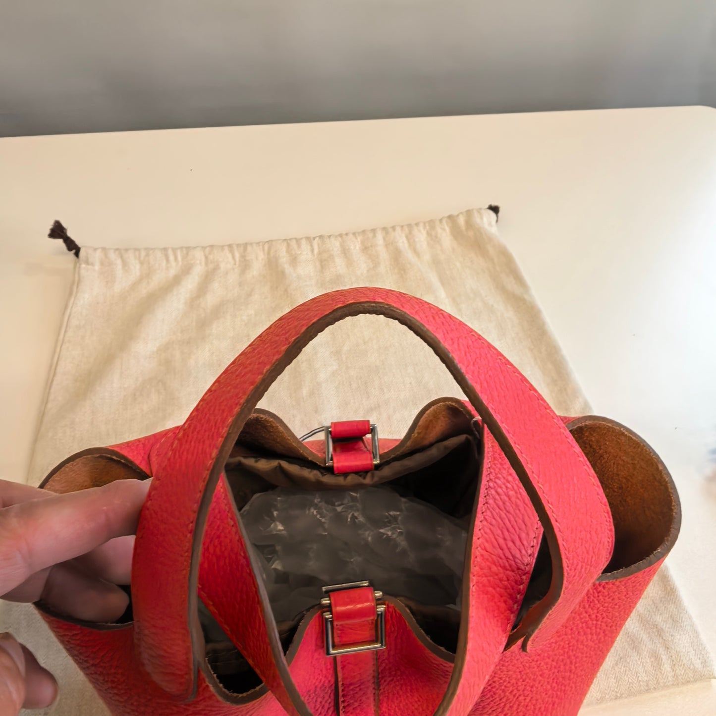 Hermes - Picotin - Leather - Pink - (small)