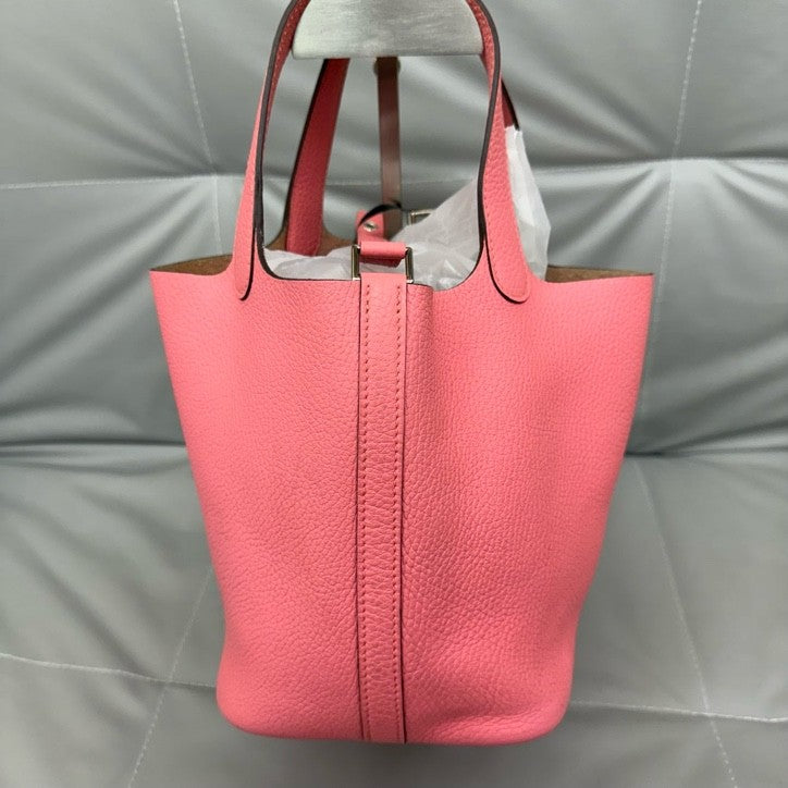 Hermes - Picotin - Leather - Pink - (small)