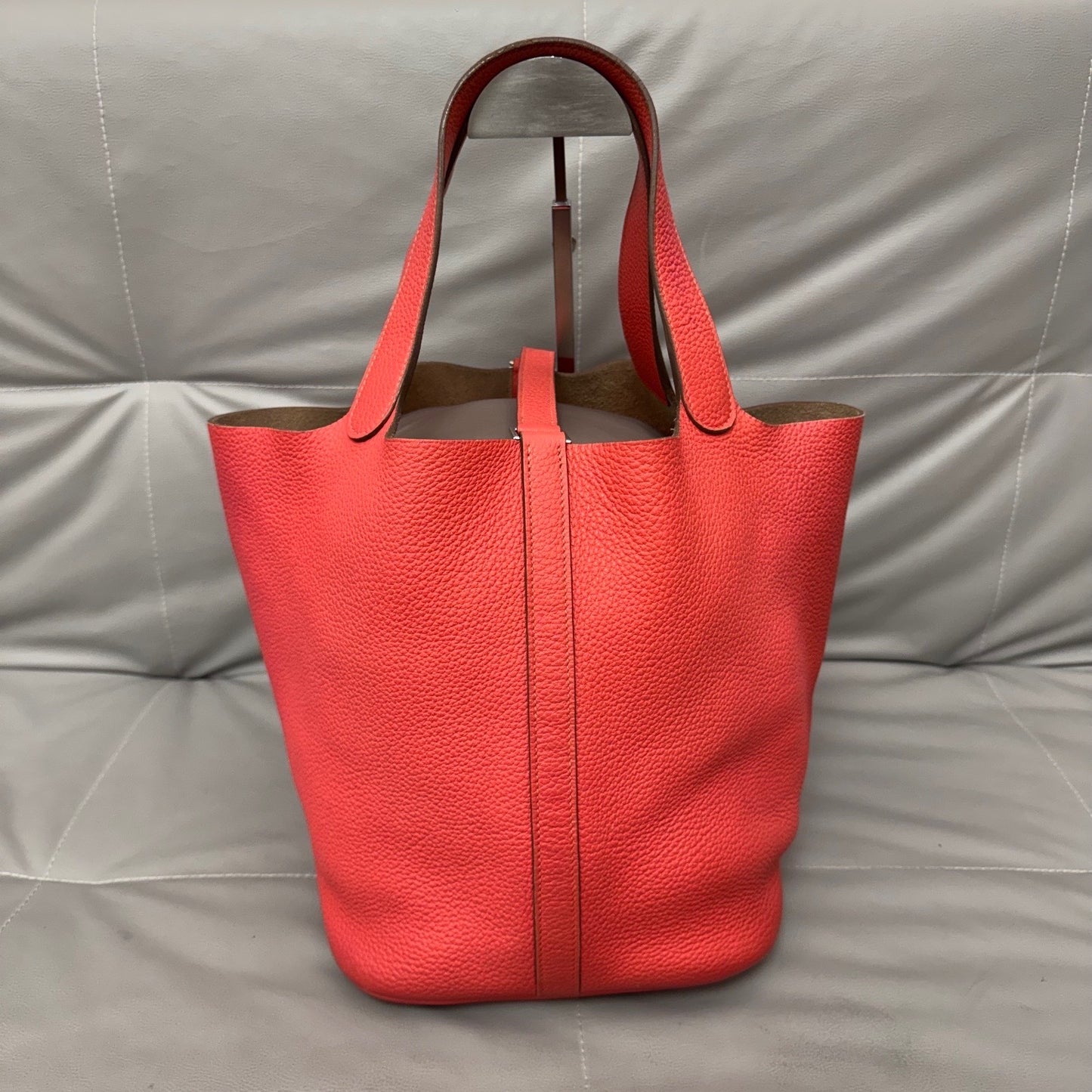 Hermes - Picotin - Leather - Red - (large)