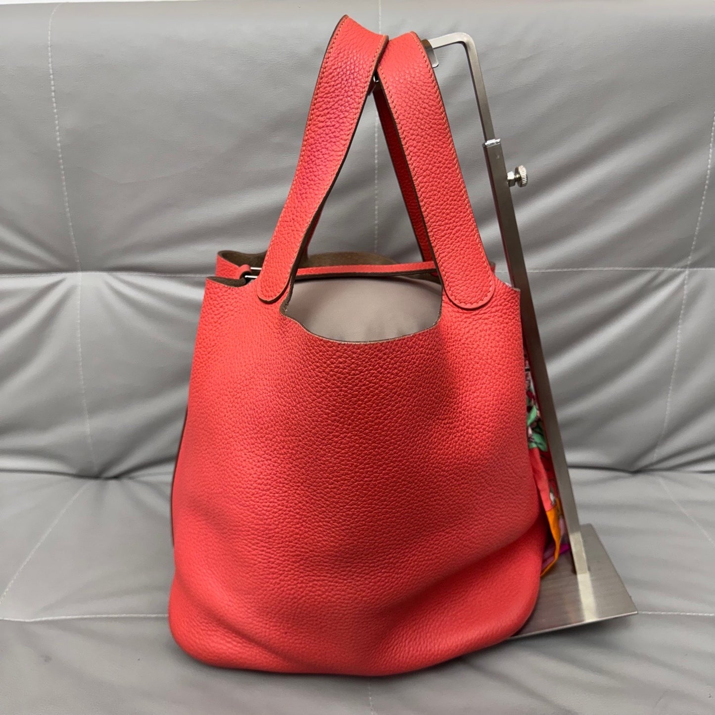 Hermes - Picotin - Leather - Red - (large)
