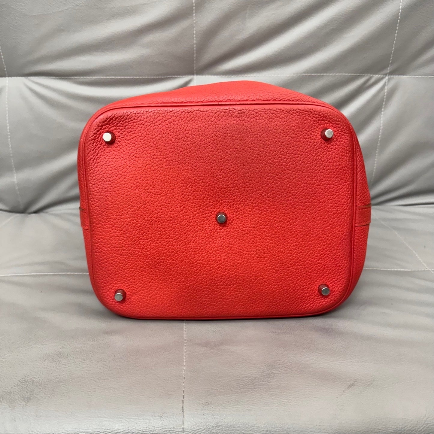Hermes - Picotin - Leather - Red - (large)