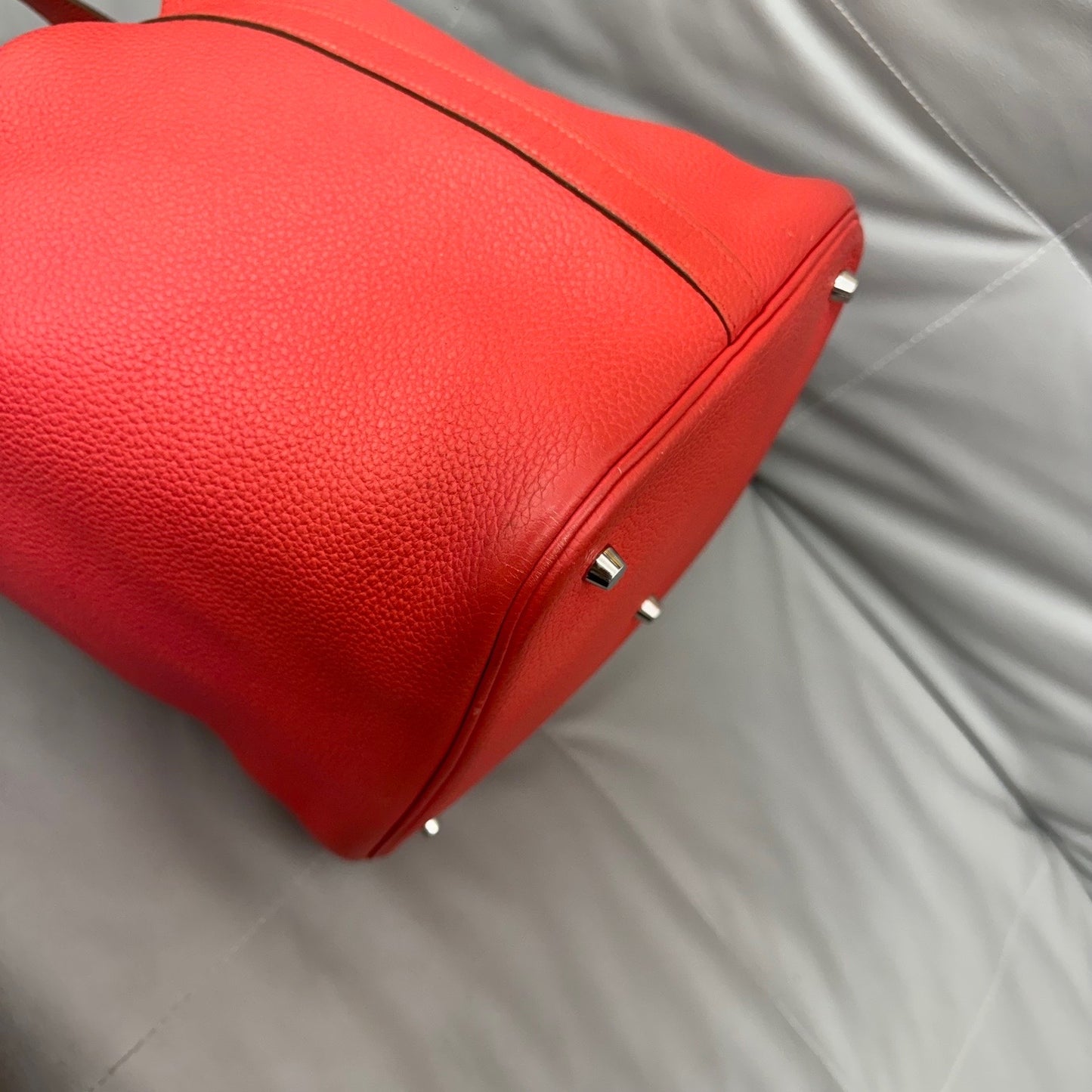 Hermes - Picotin - Leather - Red - (large)