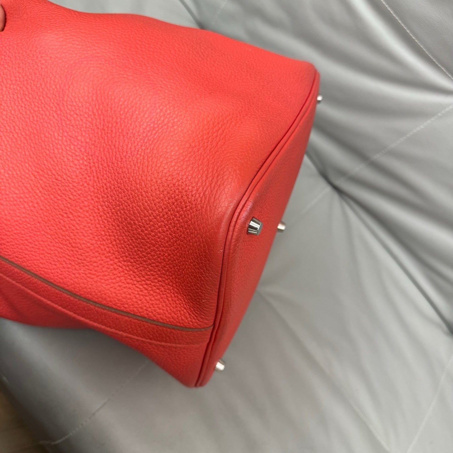 Hermes - Picotin - Leather - Red - (large)