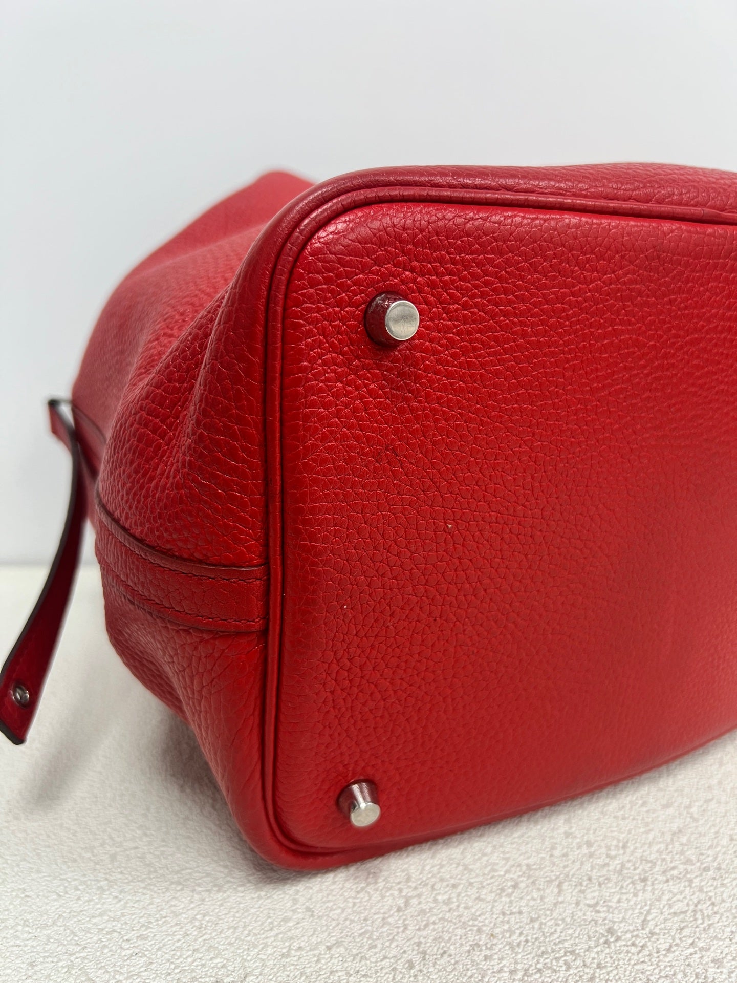 Hermes - Picotin - Leather - Red - (medium)