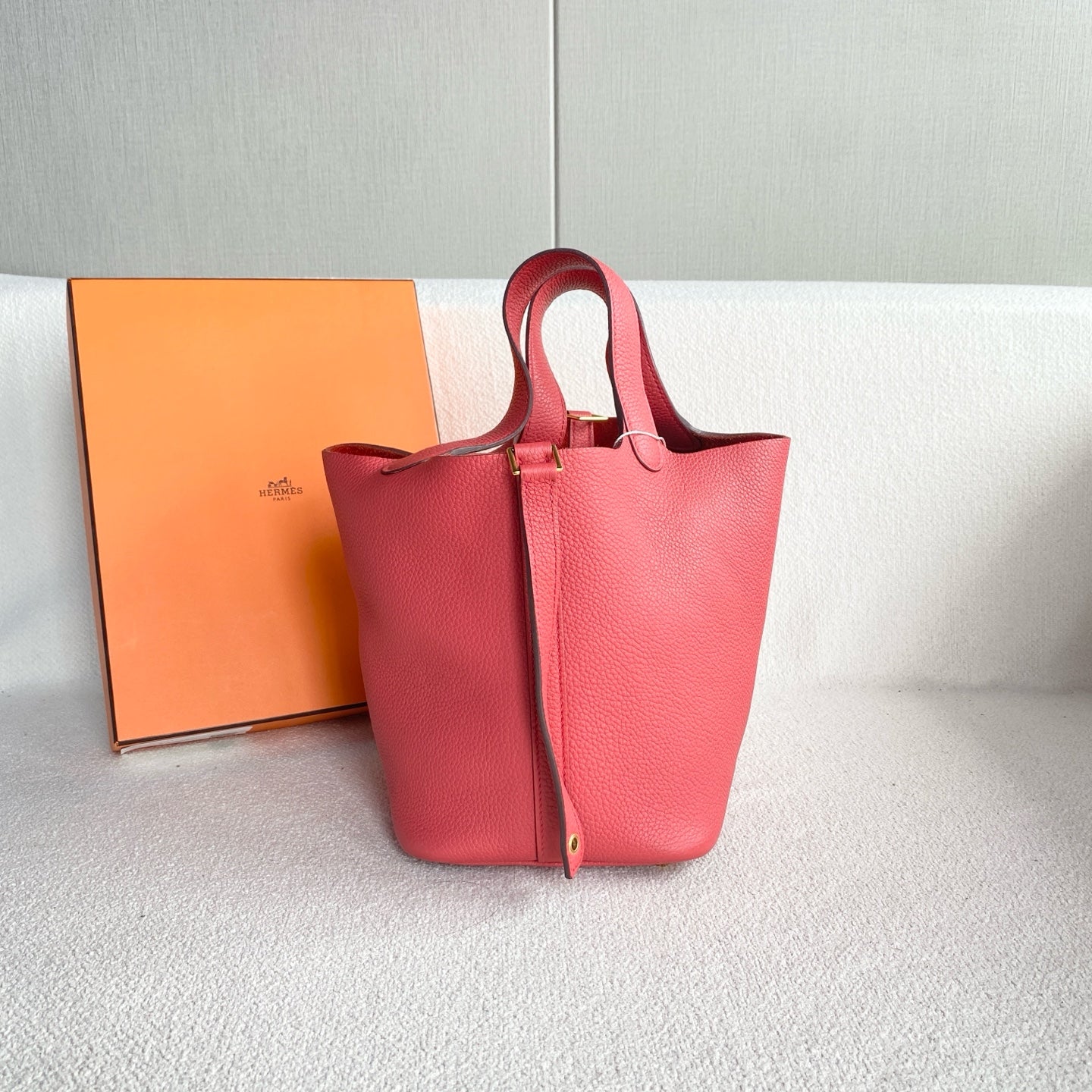 Hermes - Picotin - Leather - Red - (mini)