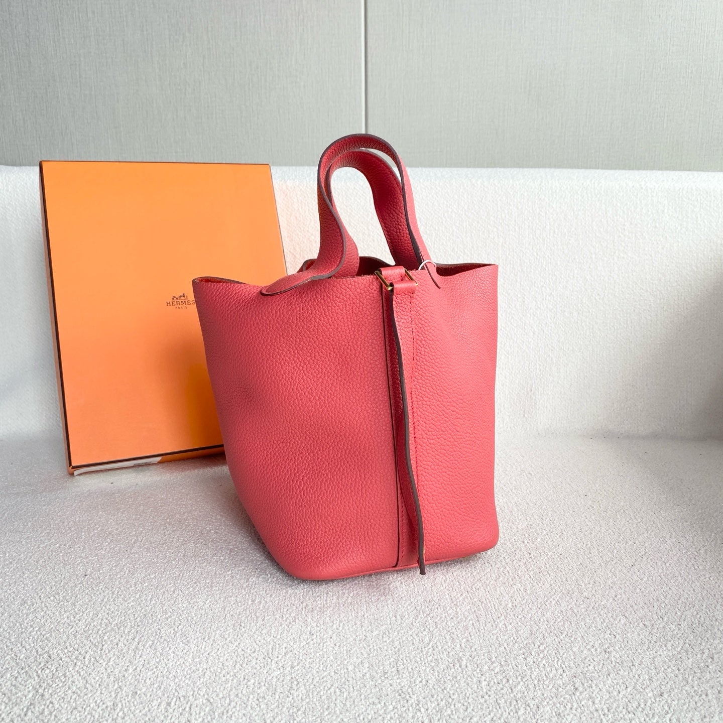 Hermes - Picotin - Leather - Red - (mini)