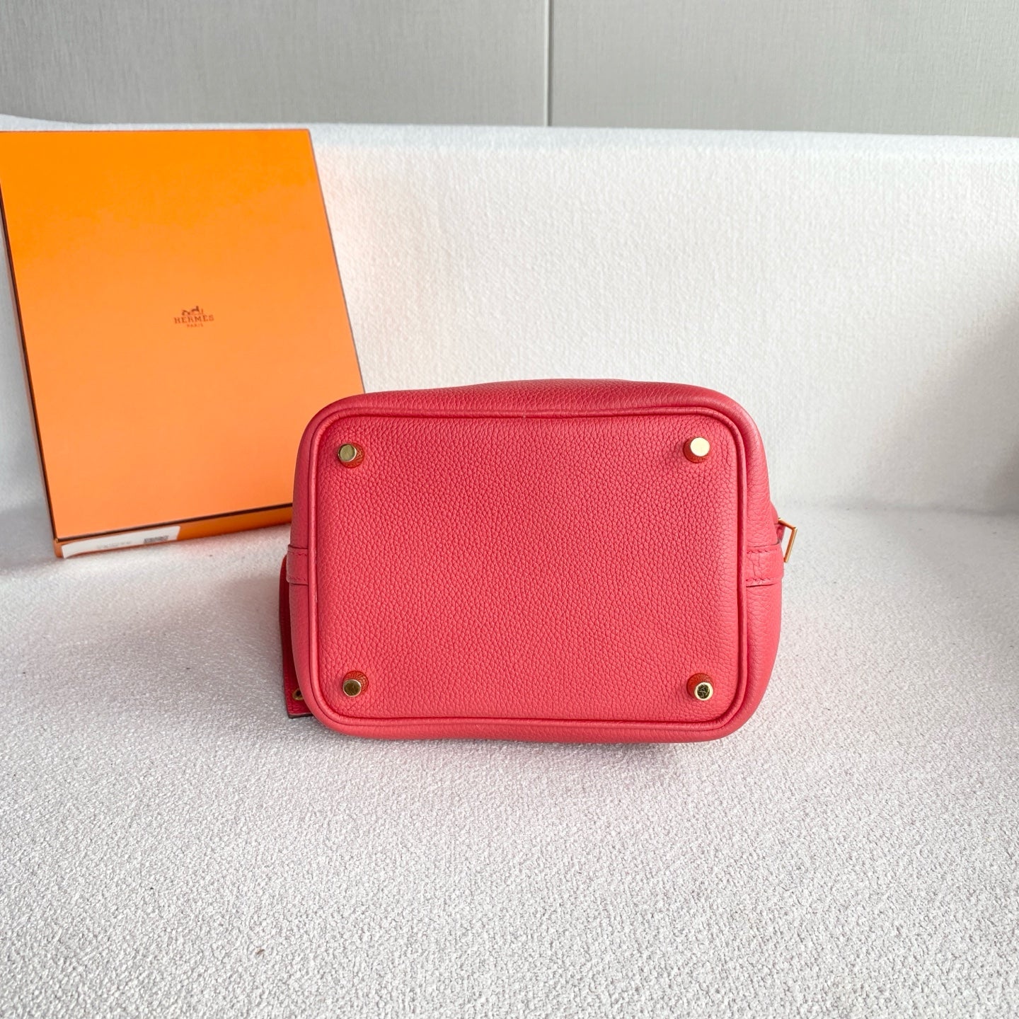 Hermes - Picotin - Leather - Red - (mini)