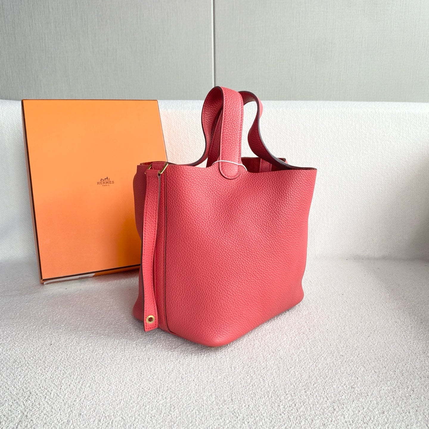 Hermes - Picotin - Leather - Red - (mini)