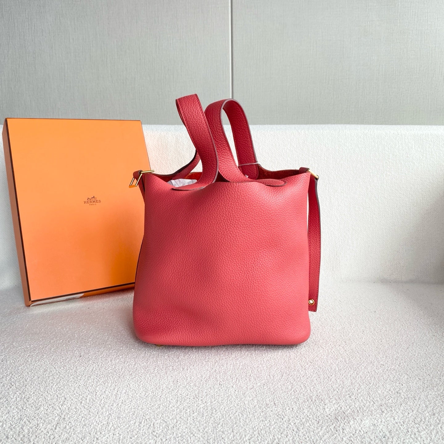 Hermes - Picotin - Leather - Red - (mini)