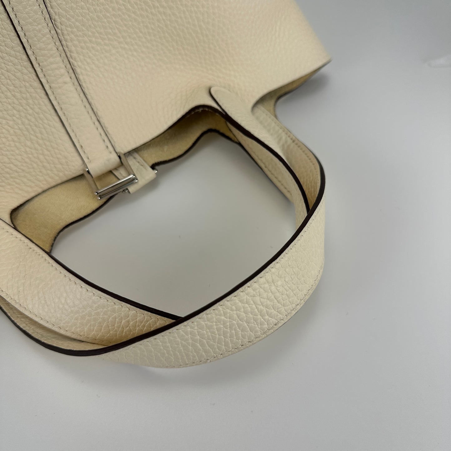 Hermès - Picotin - Leather - White - (medium)