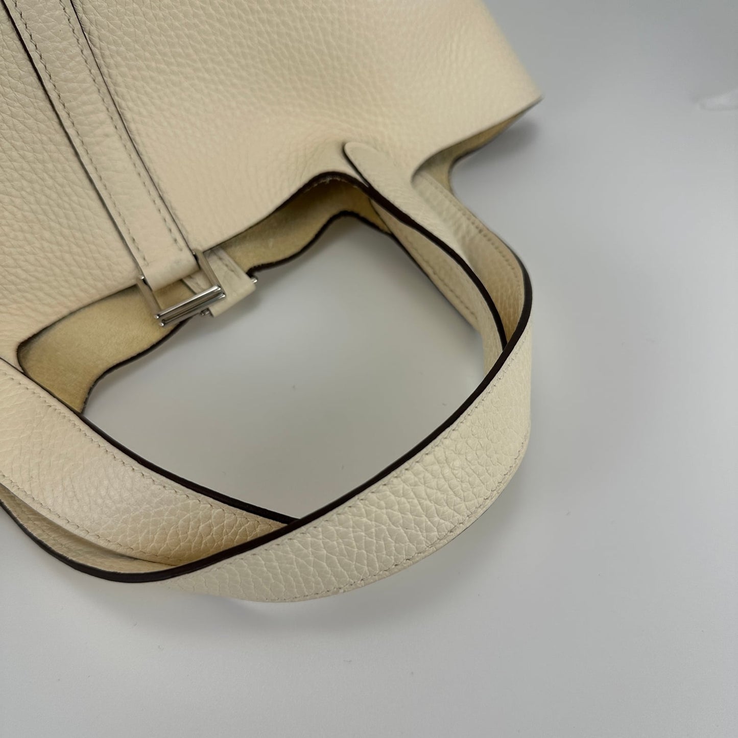 Hermes - Picotin - Leather - White - (mini)