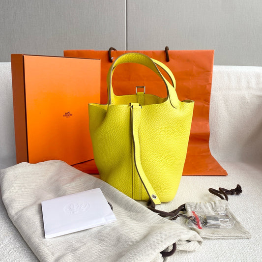 Hermes - Picotin - Leather - Yellow - (18)