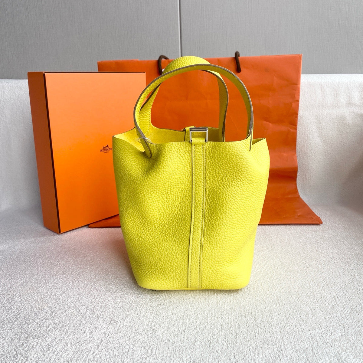 Hermes - Picotin - Leather - Yellow - (18)