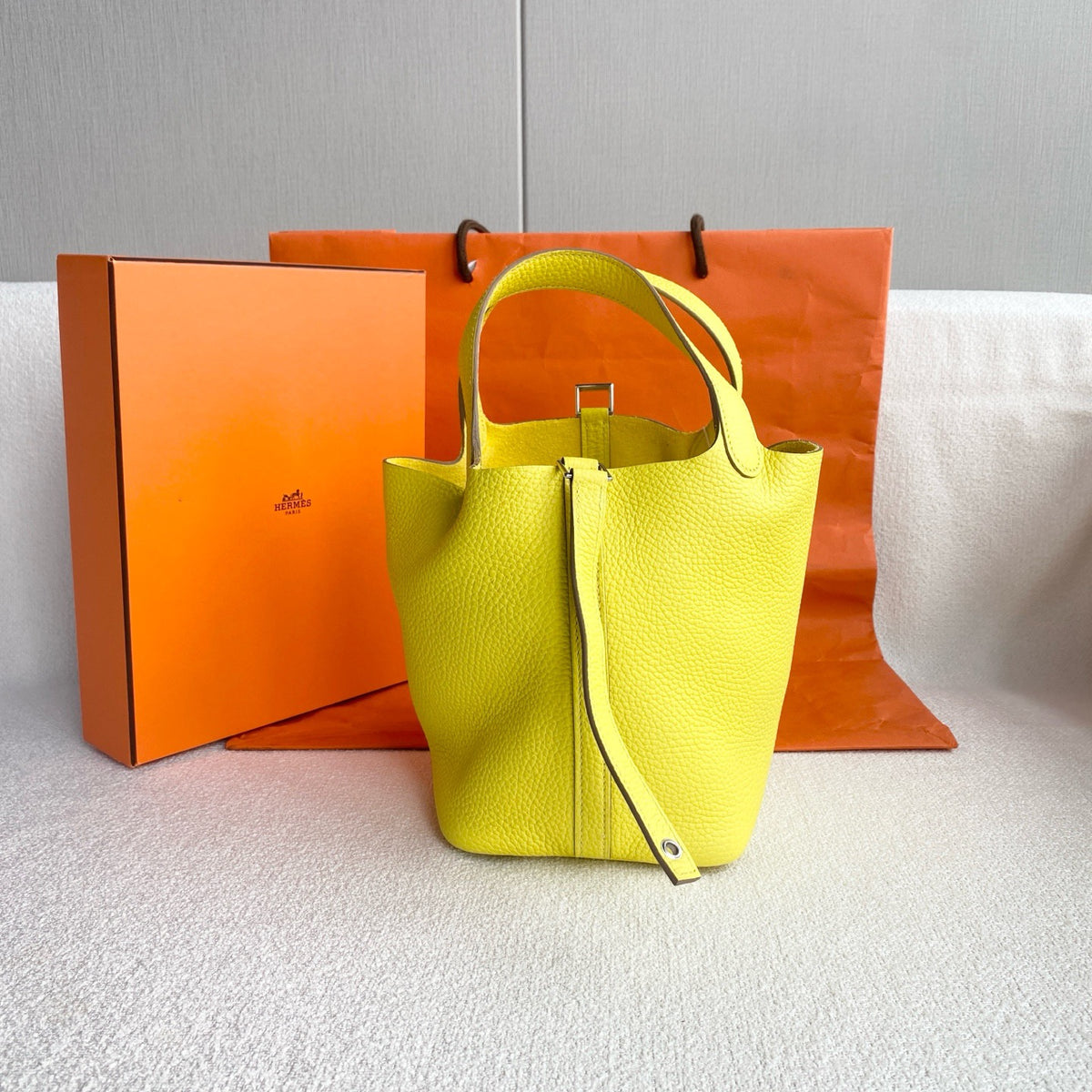 Hermes - Picotin - Leather - Yellow - (18)