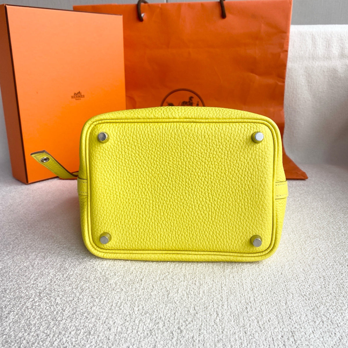 Hermes - Picotin - Leather - Yellow - (18)