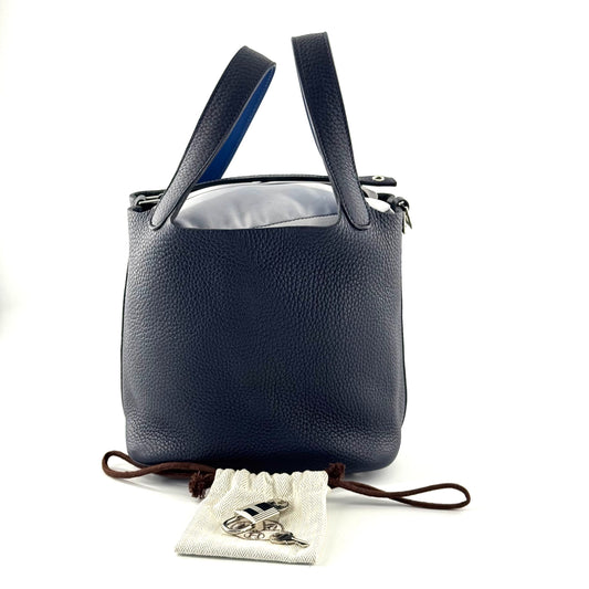 Hermes - Picotin Lock - Leather - Navy