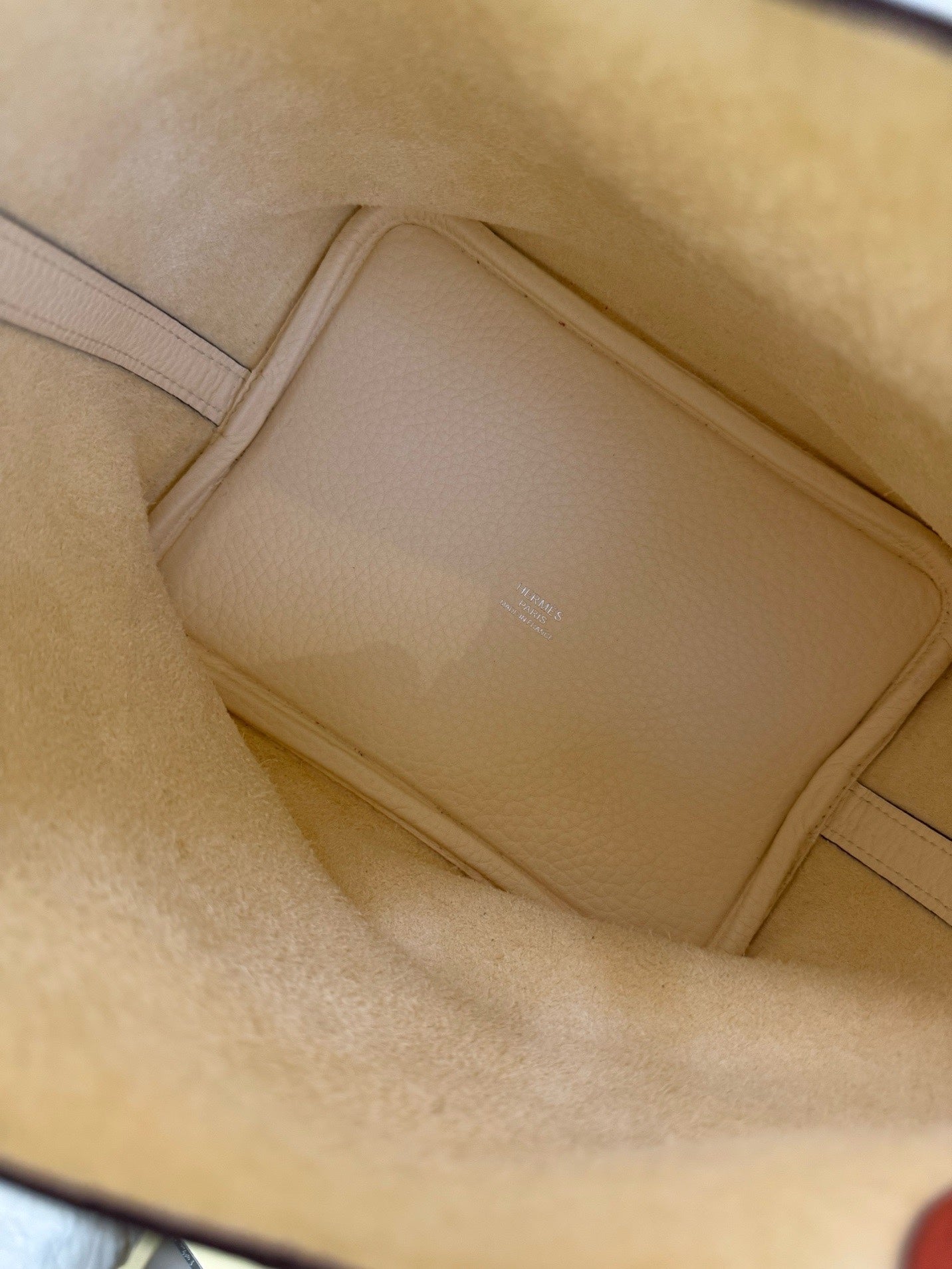 Hermès - Picotin Lock 18 - Clemence leather - Nata (Cream White) with Bi-color Handles - (Mini)