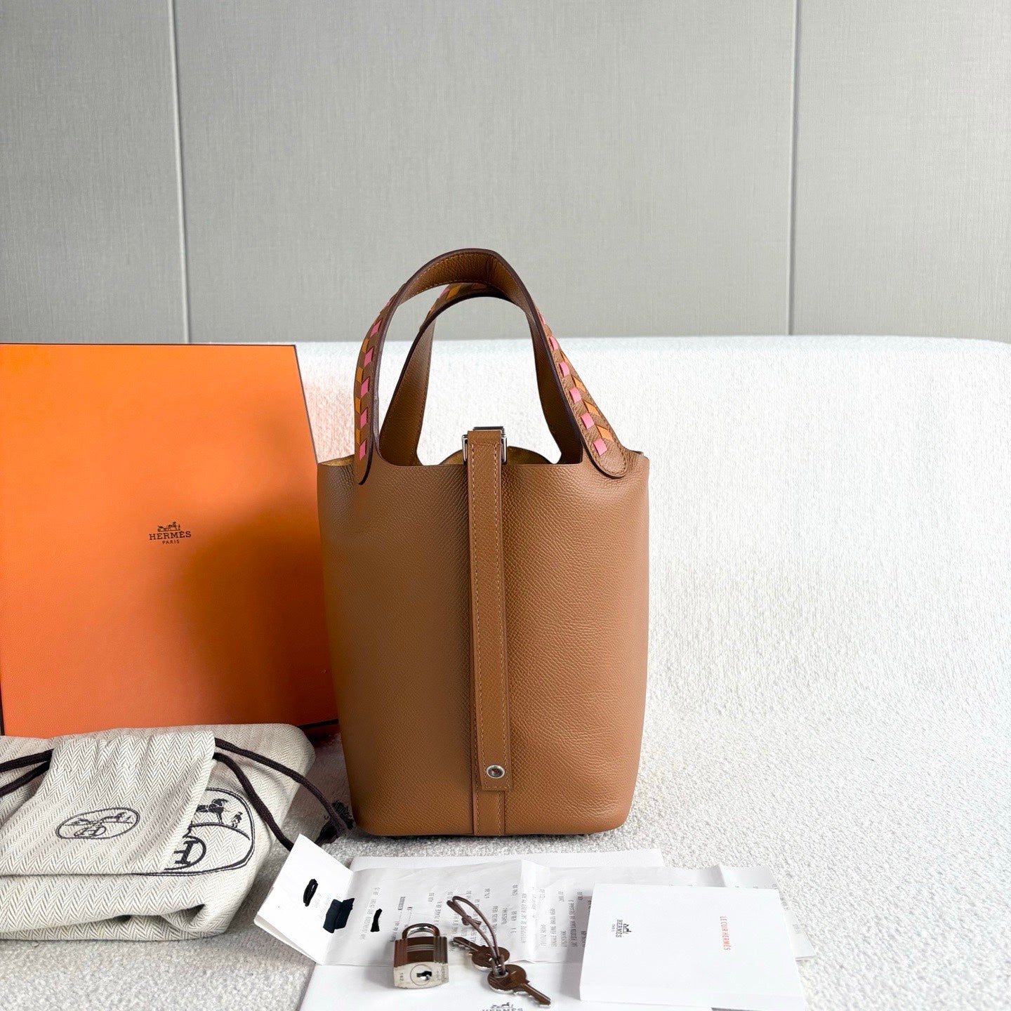 Hermes - Picotin Lock 18 - Epsom leather - Brown - (mini)