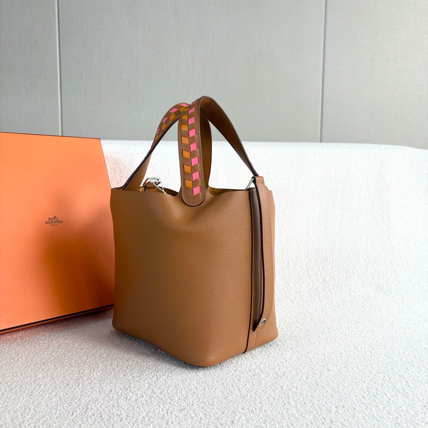 Hermes - Picotin Lock 18 - Epsom leather - Brown - (mini)